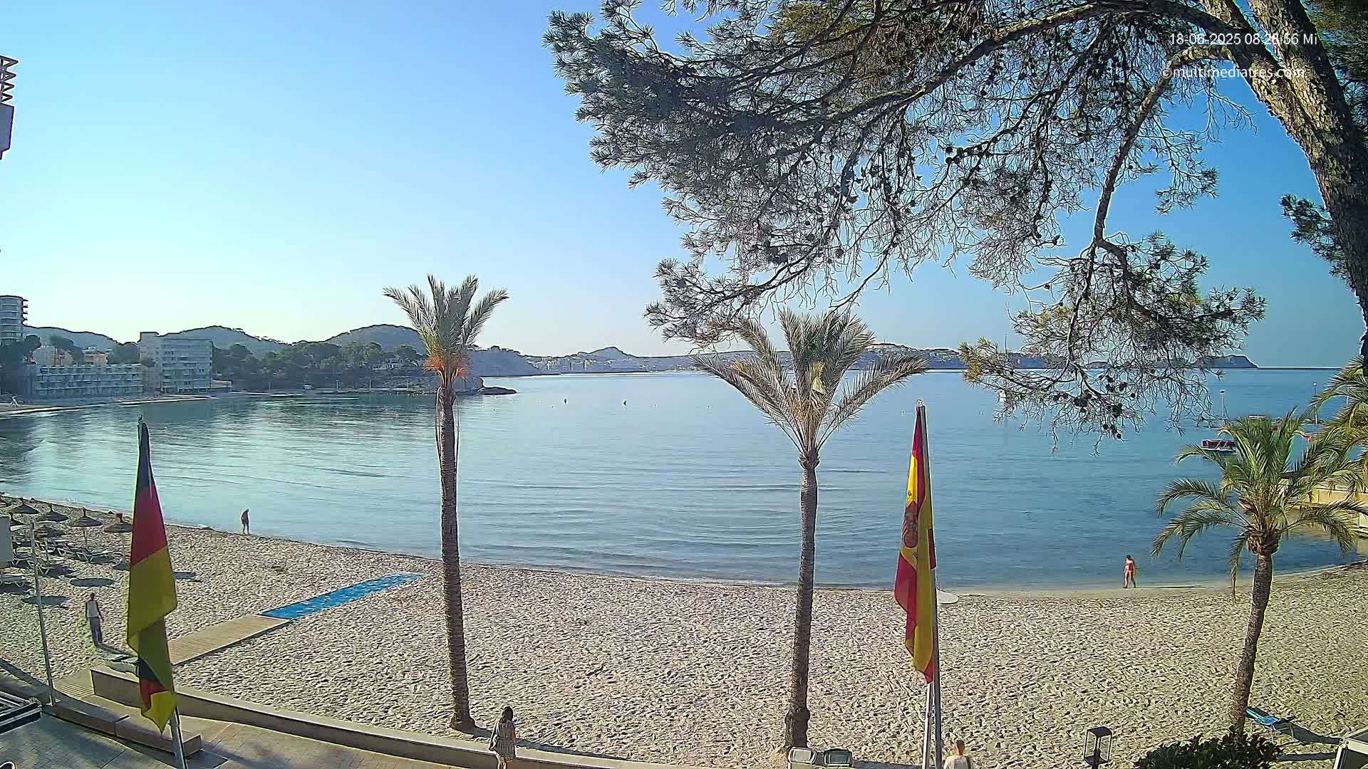 Mallorca, Perguera Palmira Beach Live Cam - Balearic Islands, Spain