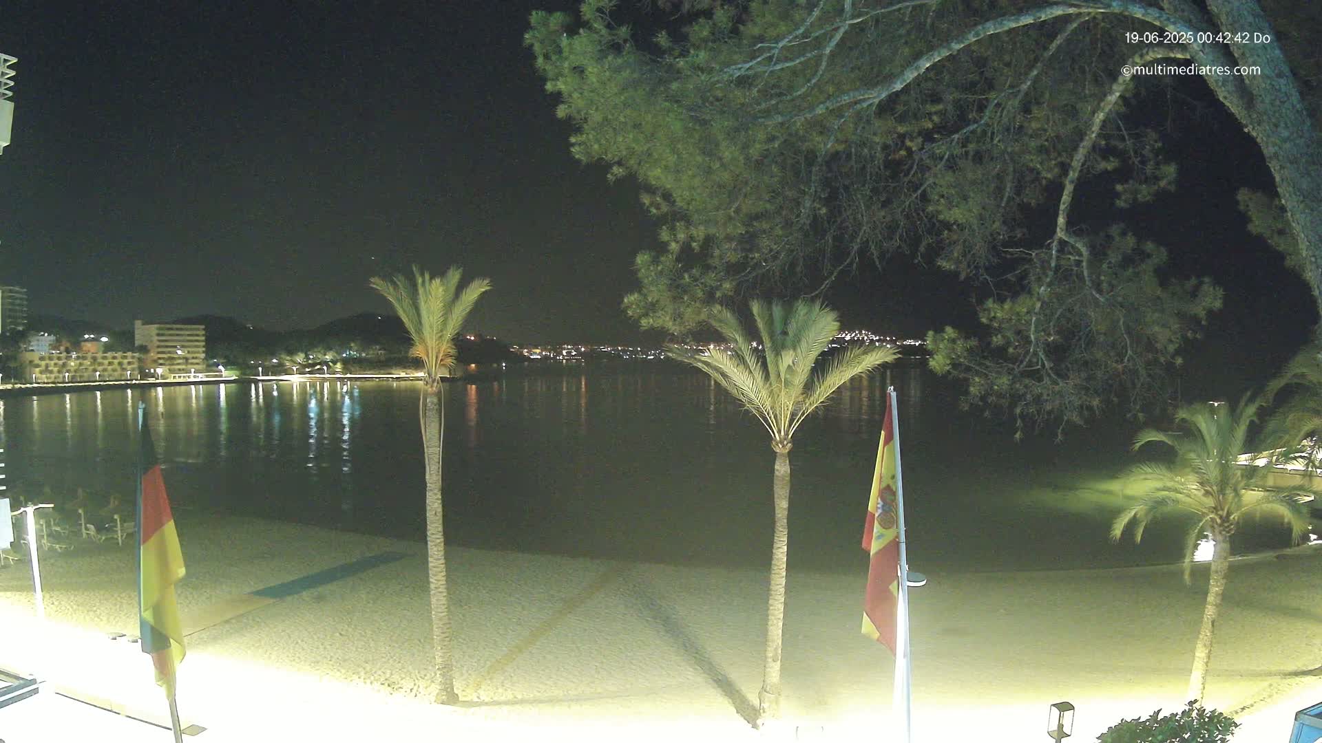 Mallorca, Perguera Palmira Beach Live Cam - Balearic Islands, Spain