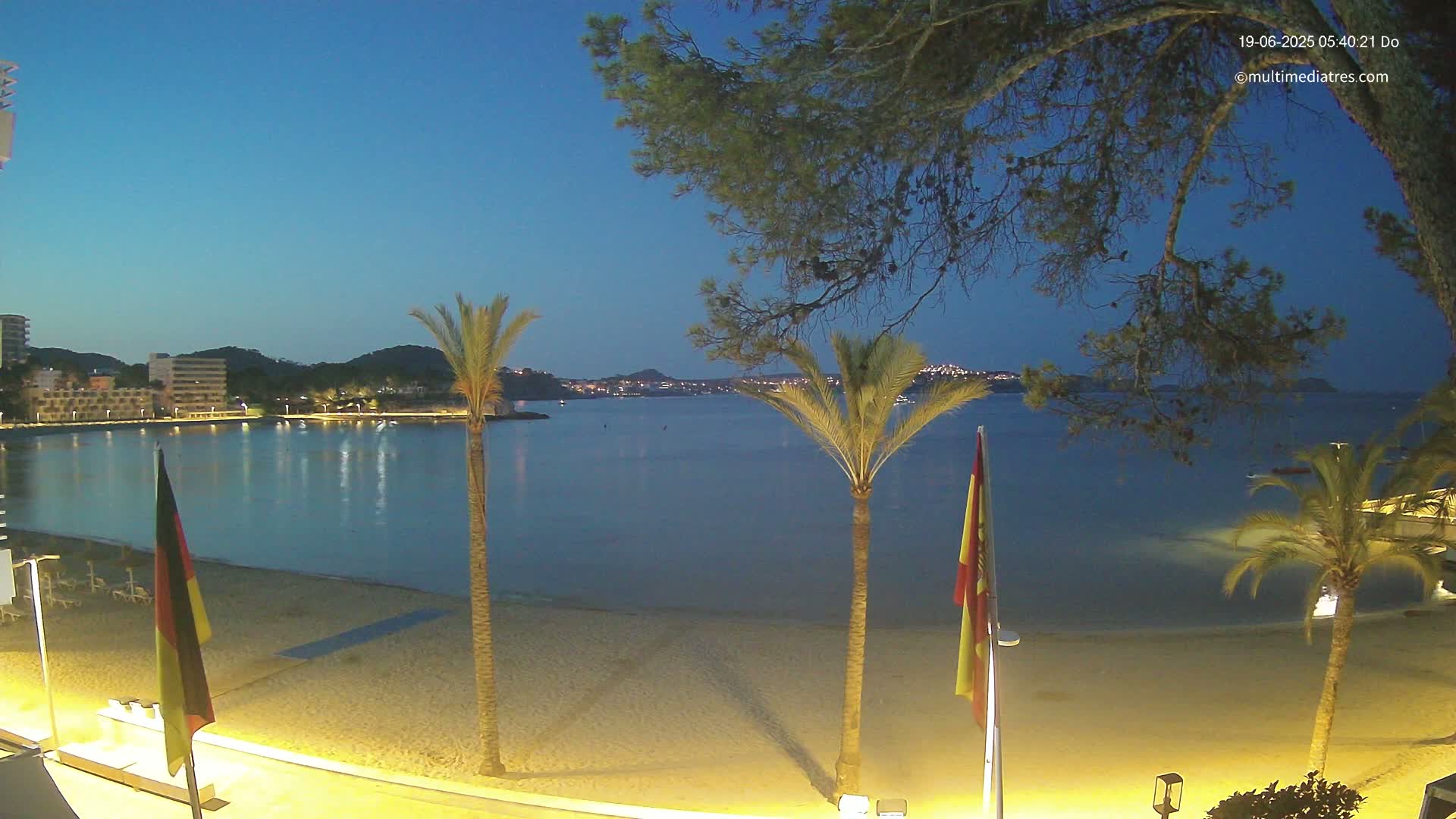 Mallorca, Perguera Palmira Beach Live Cam - Balearic Islands, Spain