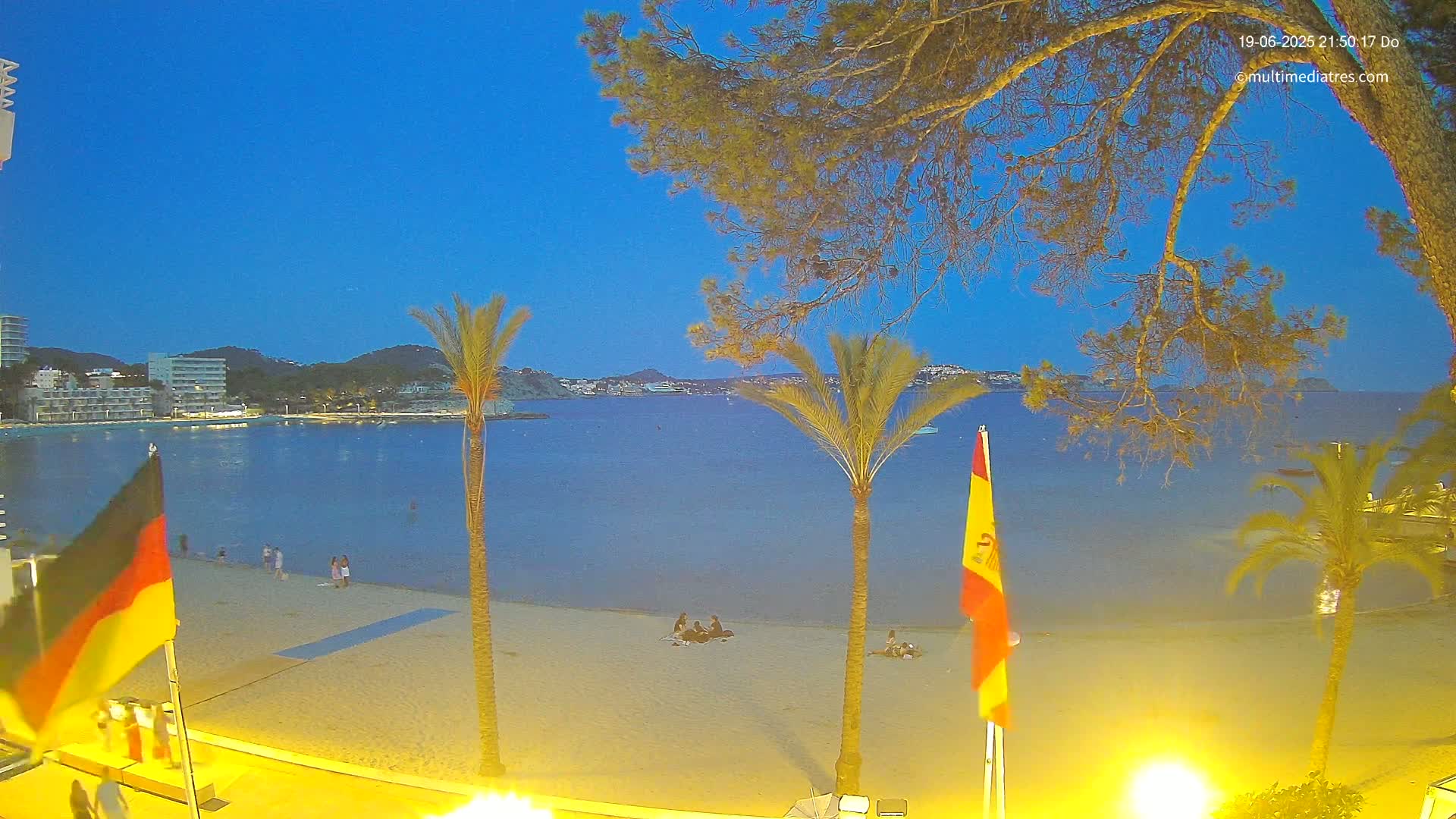 Mallorca, Perguera Palmira Beach Live Cam - Balearic Islands, Spain