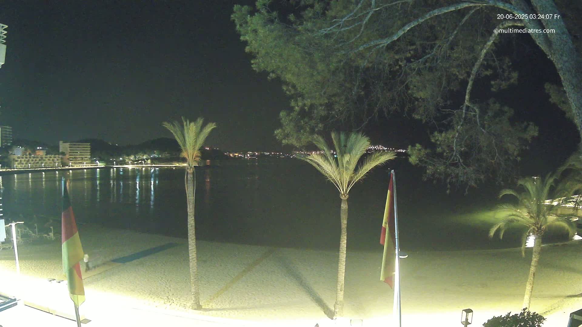 Mallorca, Perguera Palmira Beach Live Cam - Balearic Islands, Spain