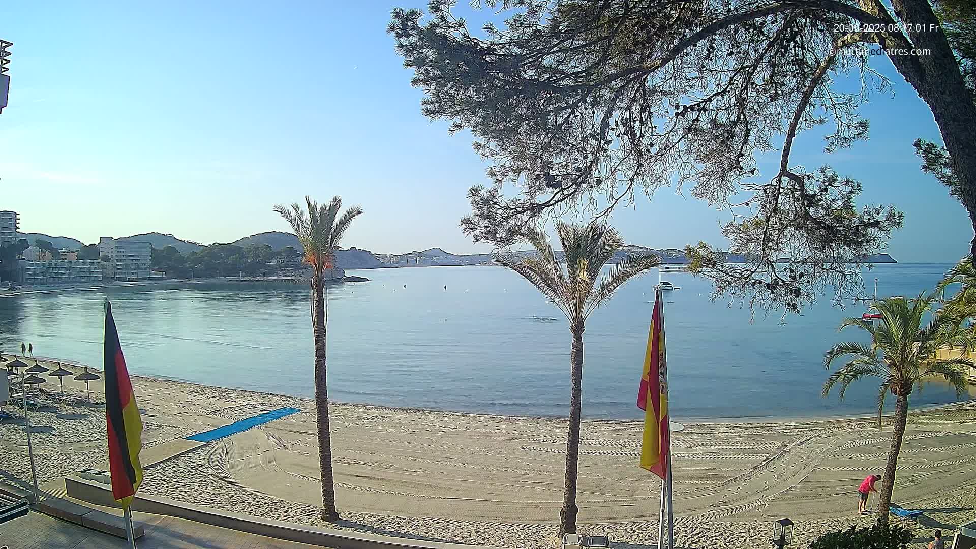 Mallorca, Perguera Palmira Beach Live Cam - Balearic Islands, Spain