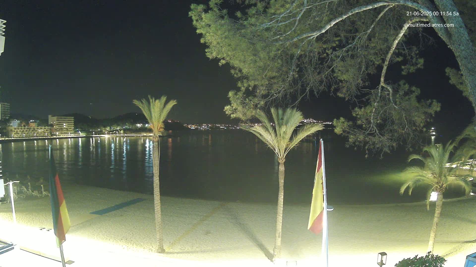 Mallorca, Perguera Palmira Beach Live Cam - Balearic Islands, Spain
