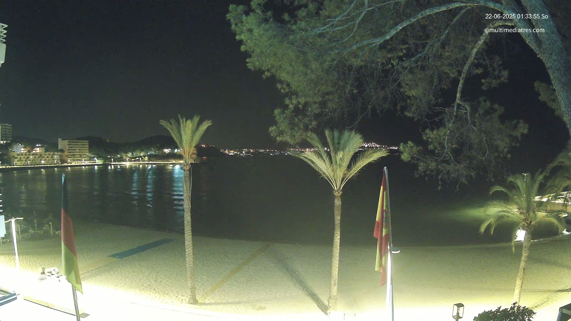 Mallorca, Perguera Palmira Beach Live Cam - Balearic Islands, Spain