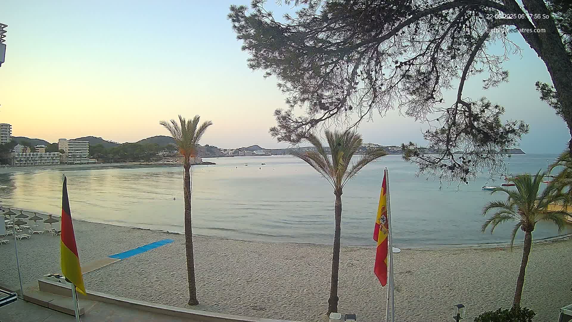 Mallorca, Perguera Palmira Beach Live Cam - Balearic Islands, Spain