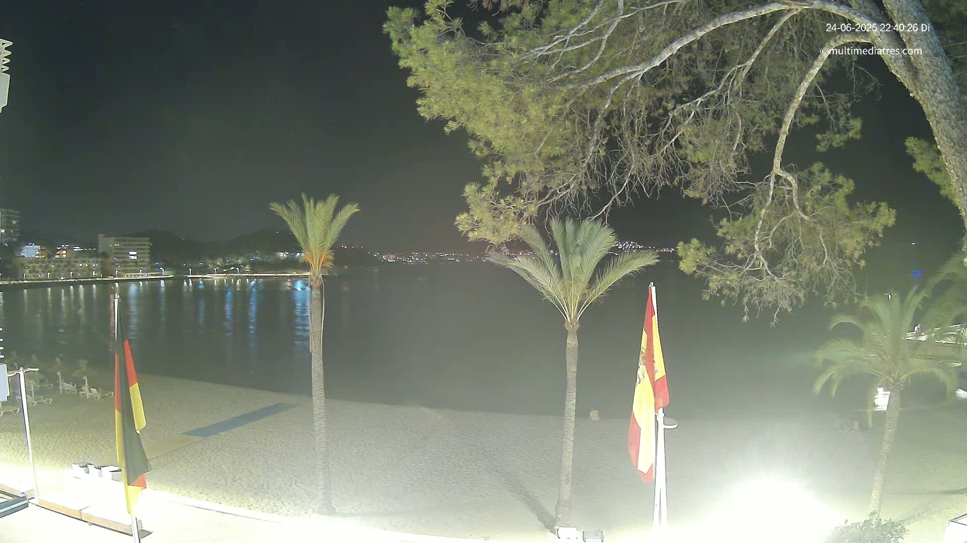Mallorca, Perguera Palmira Beach Live Cam - Balearic Islands, Spain