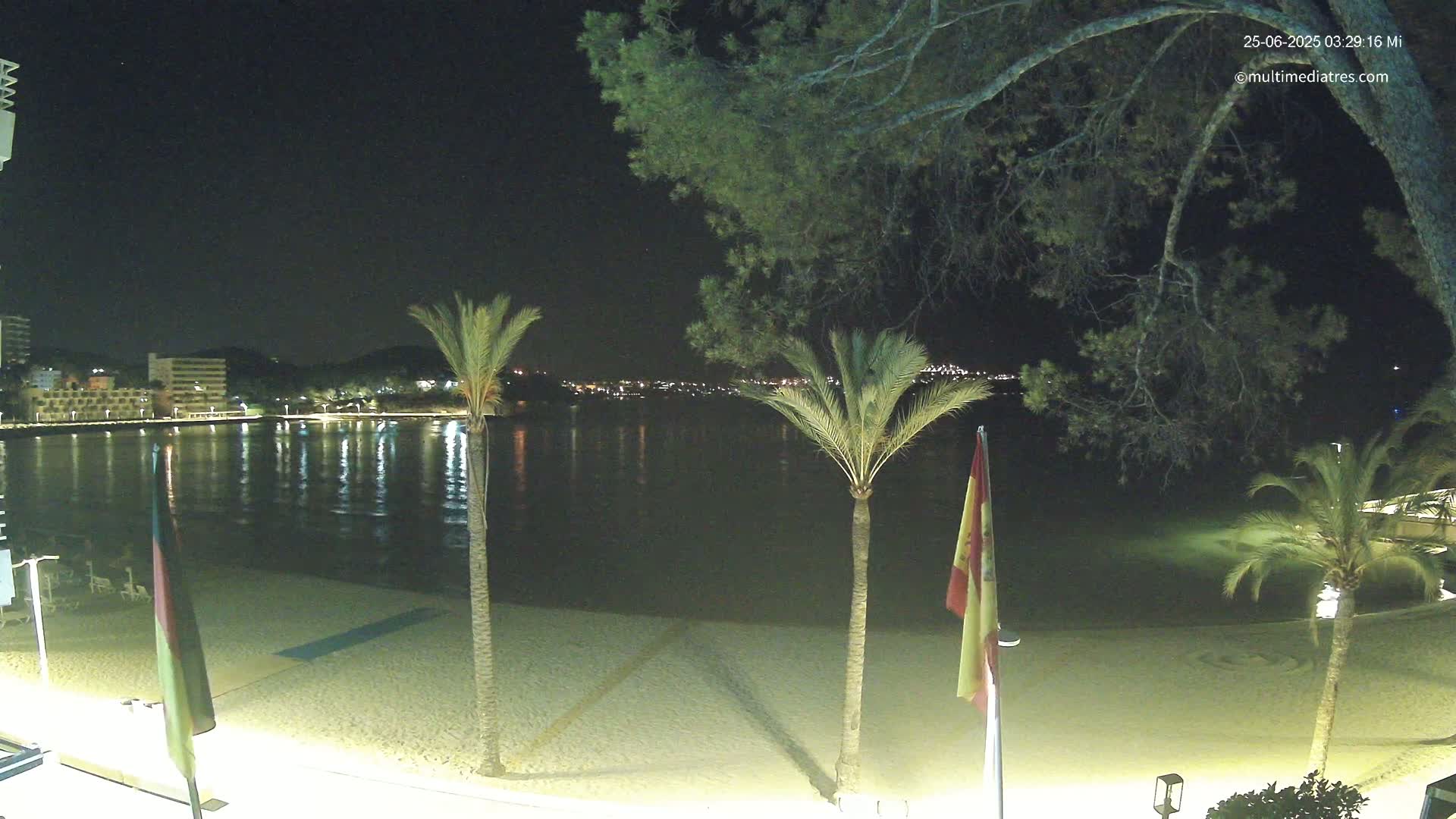 Mallorca, Perguera Palmira Beach Live Cam - Balearic Islands, Spain