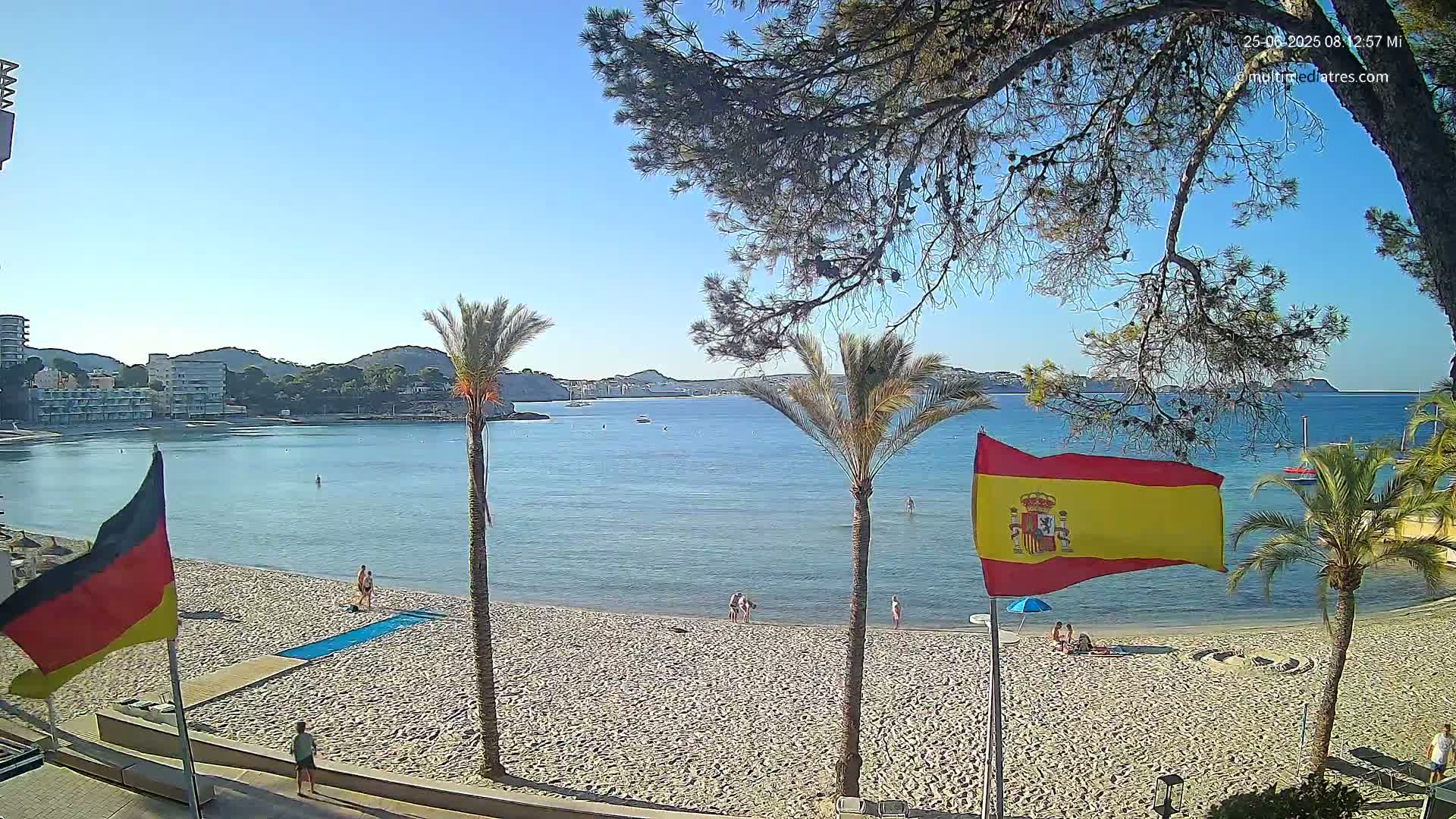 Mallorca, Perguera Palmira Beach Live Cam - Balearic Islands, Spain