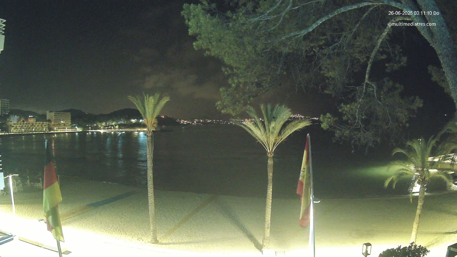 Mallorca, Perguera Palmira Beach Live Cam - Balearic Islands, Spain