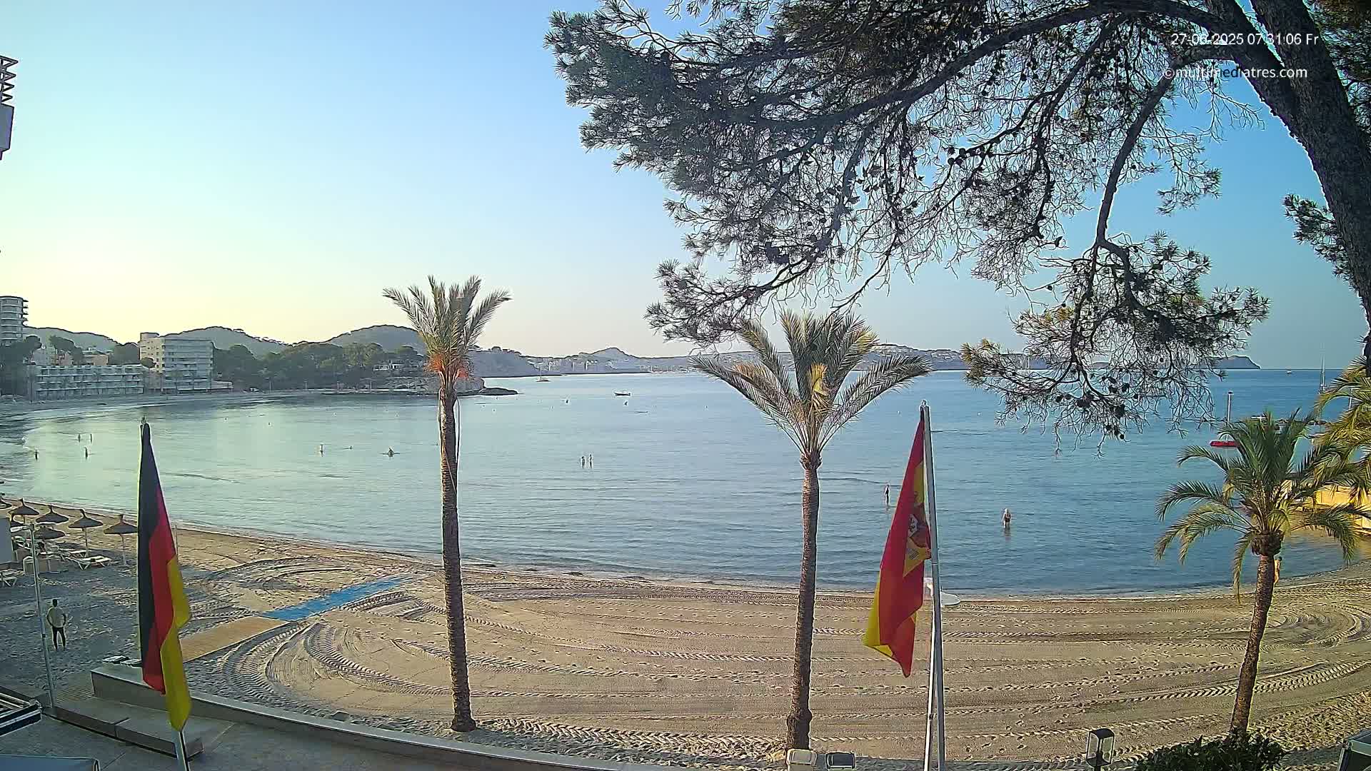Mallorca, Perguera Palmira Beach Live Cam - Balearic Islands, Spain