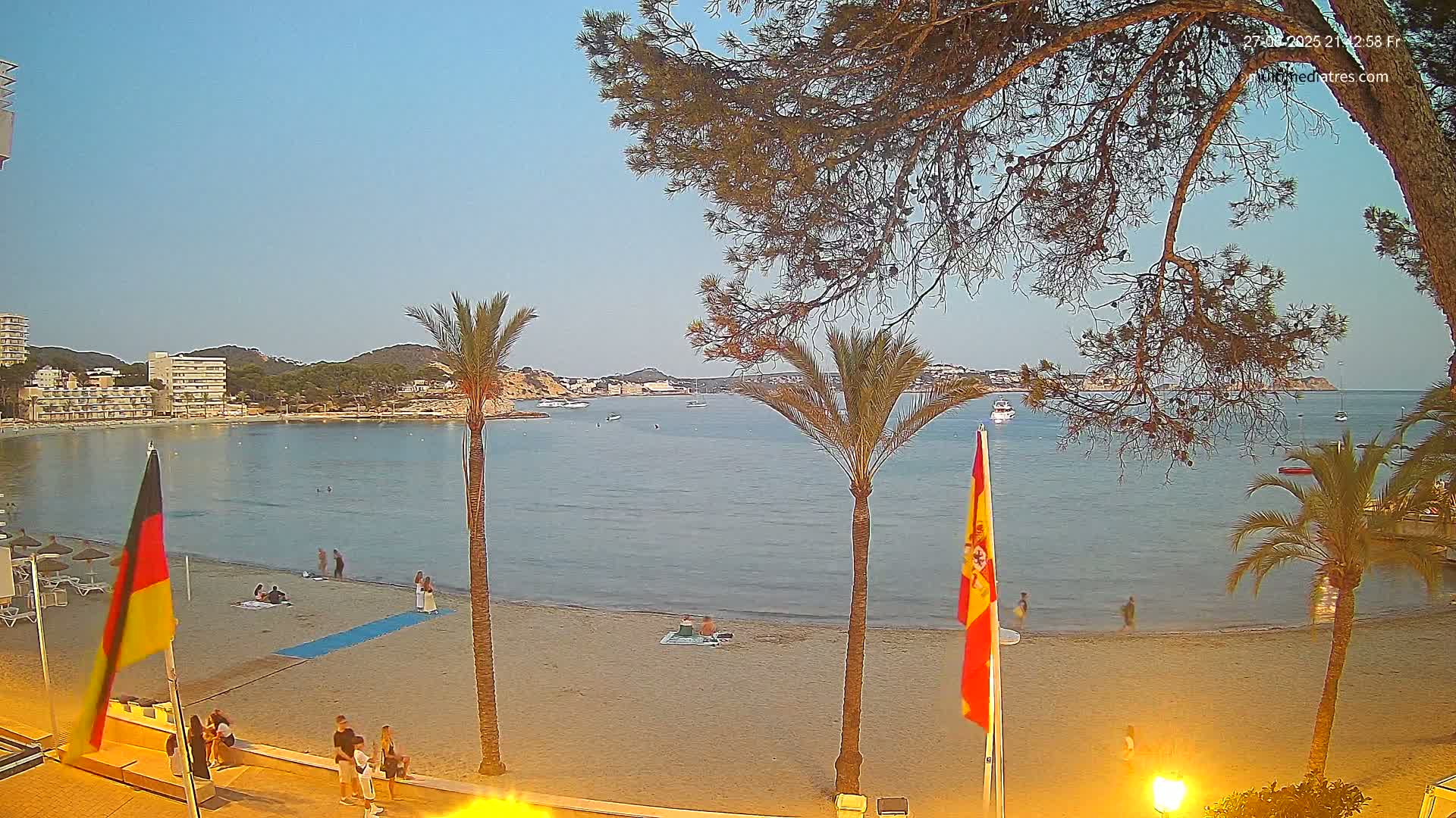 Mallorca, Perguera Palmira Beach Live Cam - Balearic Islands, Spain