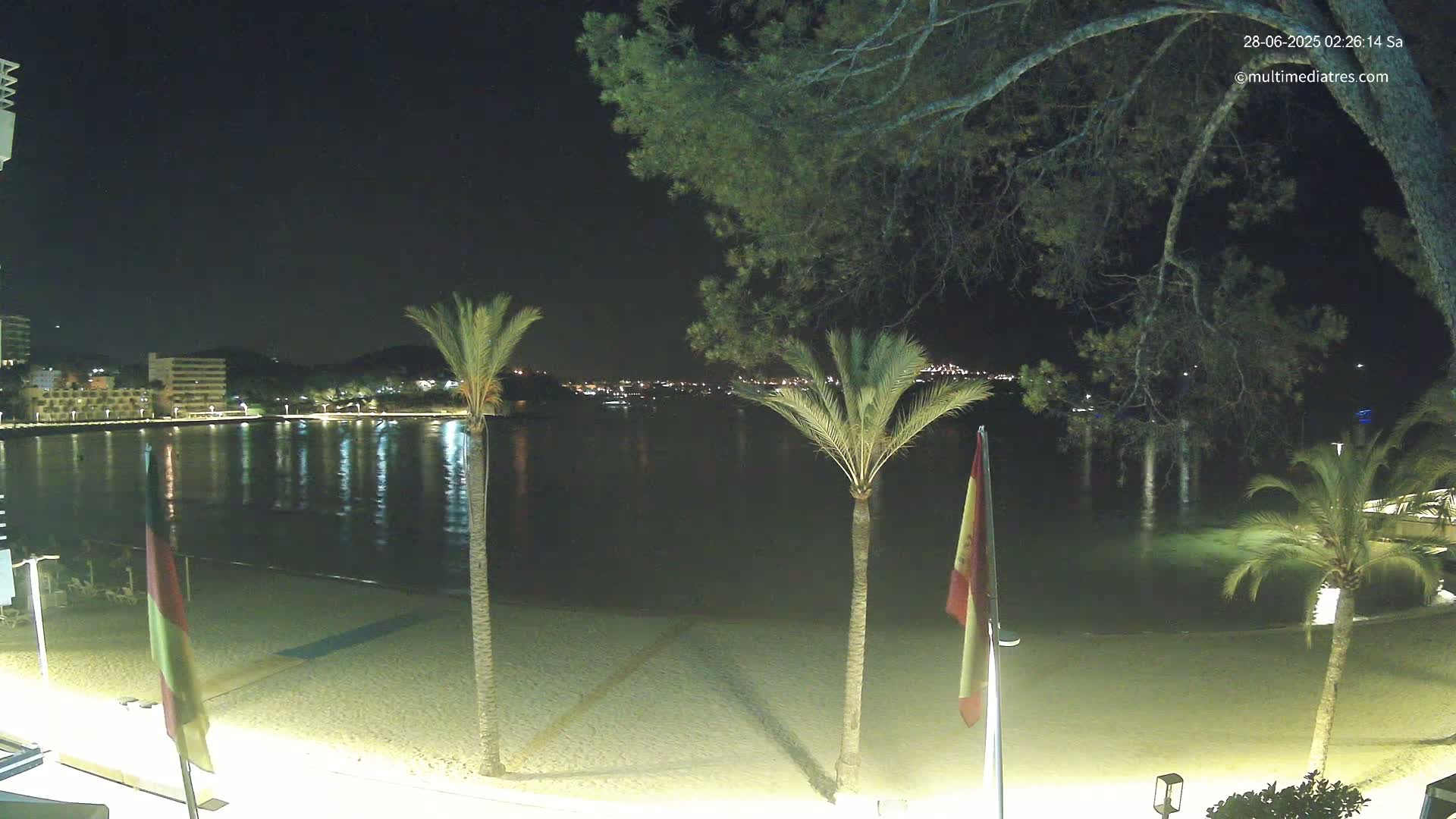 Mallorca, Perguera Palmira Beach Live Cam - Balearic Islands, Spain