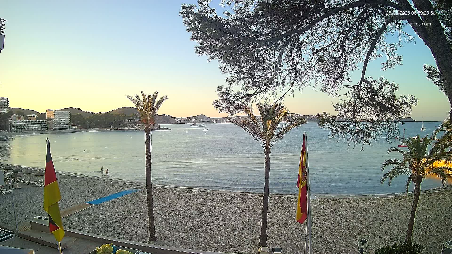Mallorca, Perguera Palmira Beach Live Cam - Balearic Islands, Spain