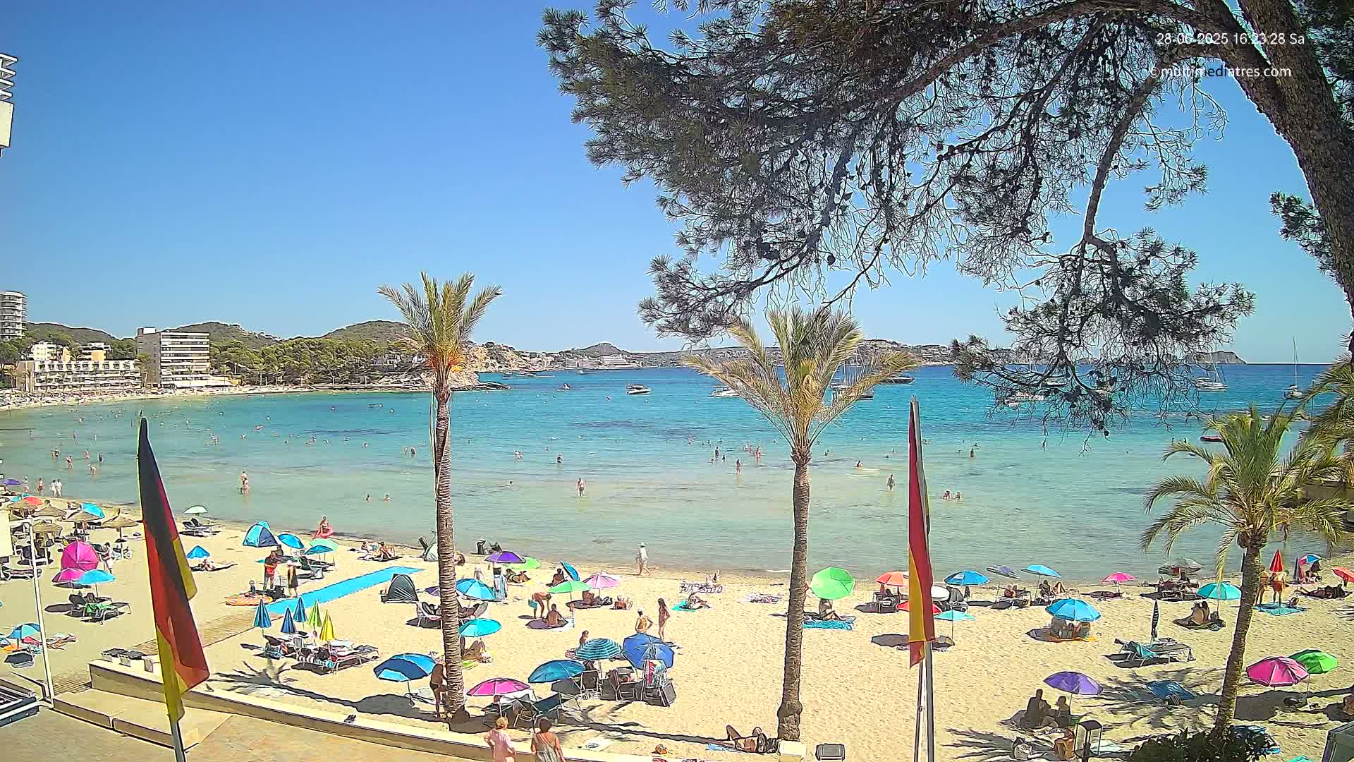Mallorca, Perguera Palmira Beach Live Cam - Balearic Islands, Spain