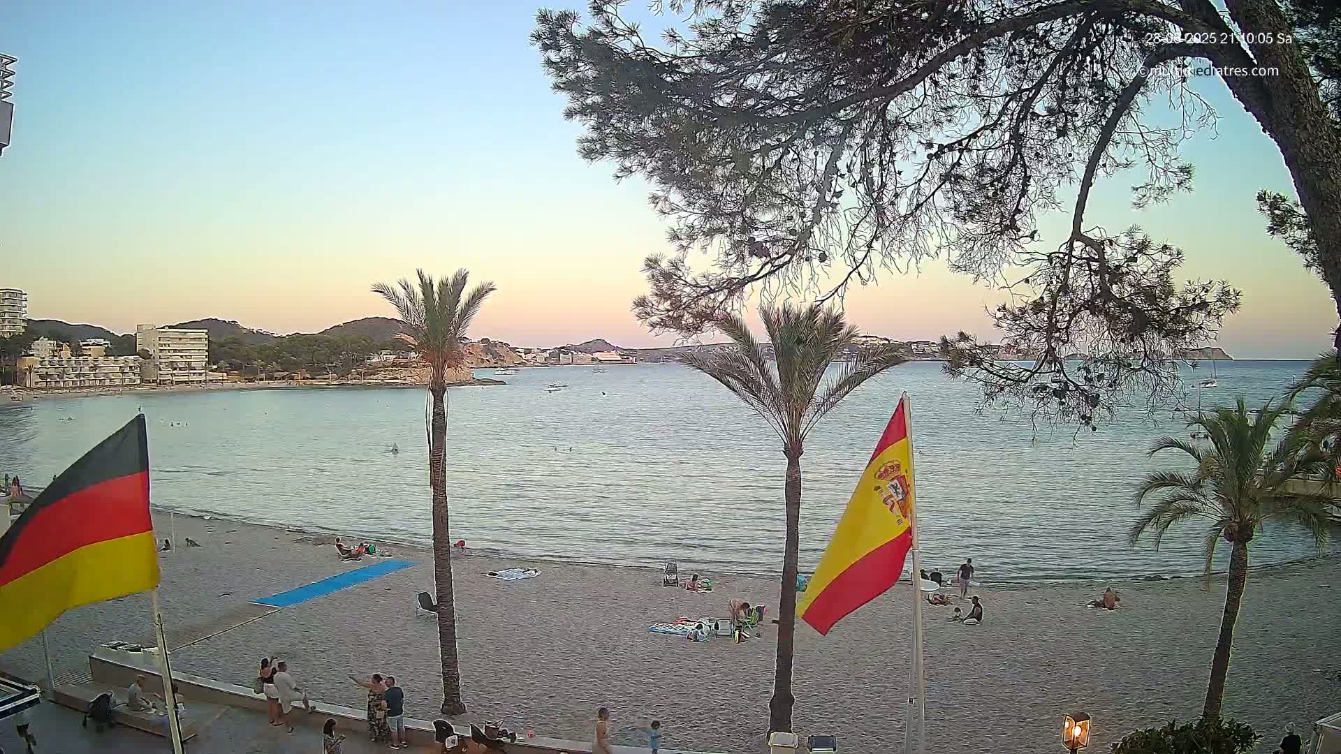 Mallorca, Perguera Palmira Beach Live Cam - Balearic Islands, Spain