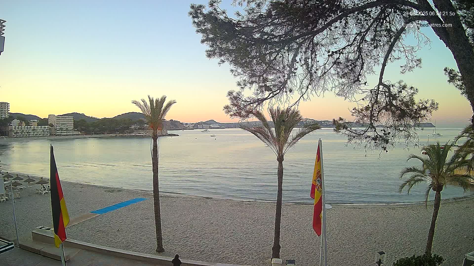 Mallorca, Perguera Palmira Beach Live Cam - Balearic Islands, Spain