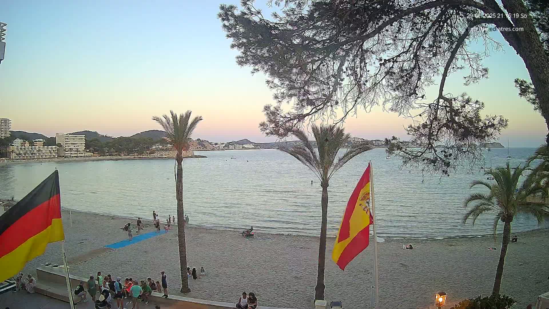 Mallorca, Perguera Palmira Beach Live Cam - Balearic Islands, Spain
