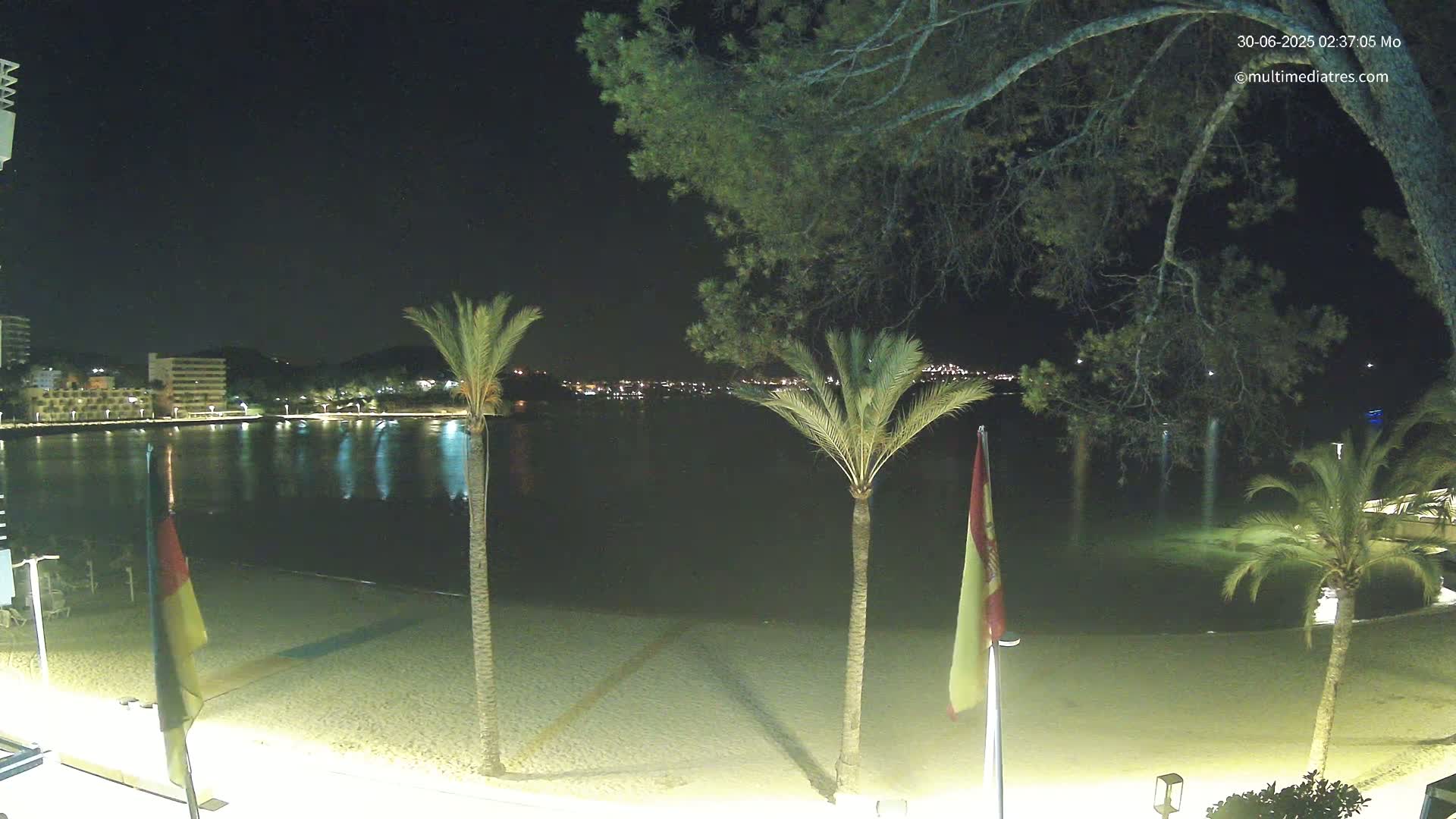 Mallorca, Perguera Palmira Beach Live Cam - Balearic Islands, Spain