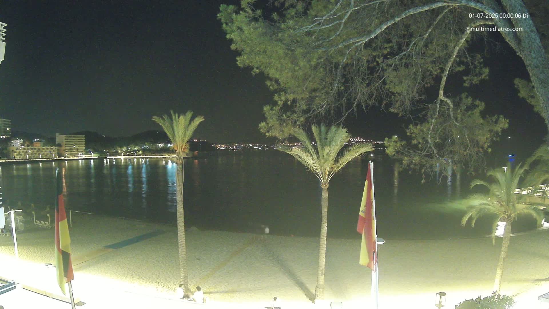 Mallorca, Perguera Palmira Beach Live Cam - Balearic Islands, Spain