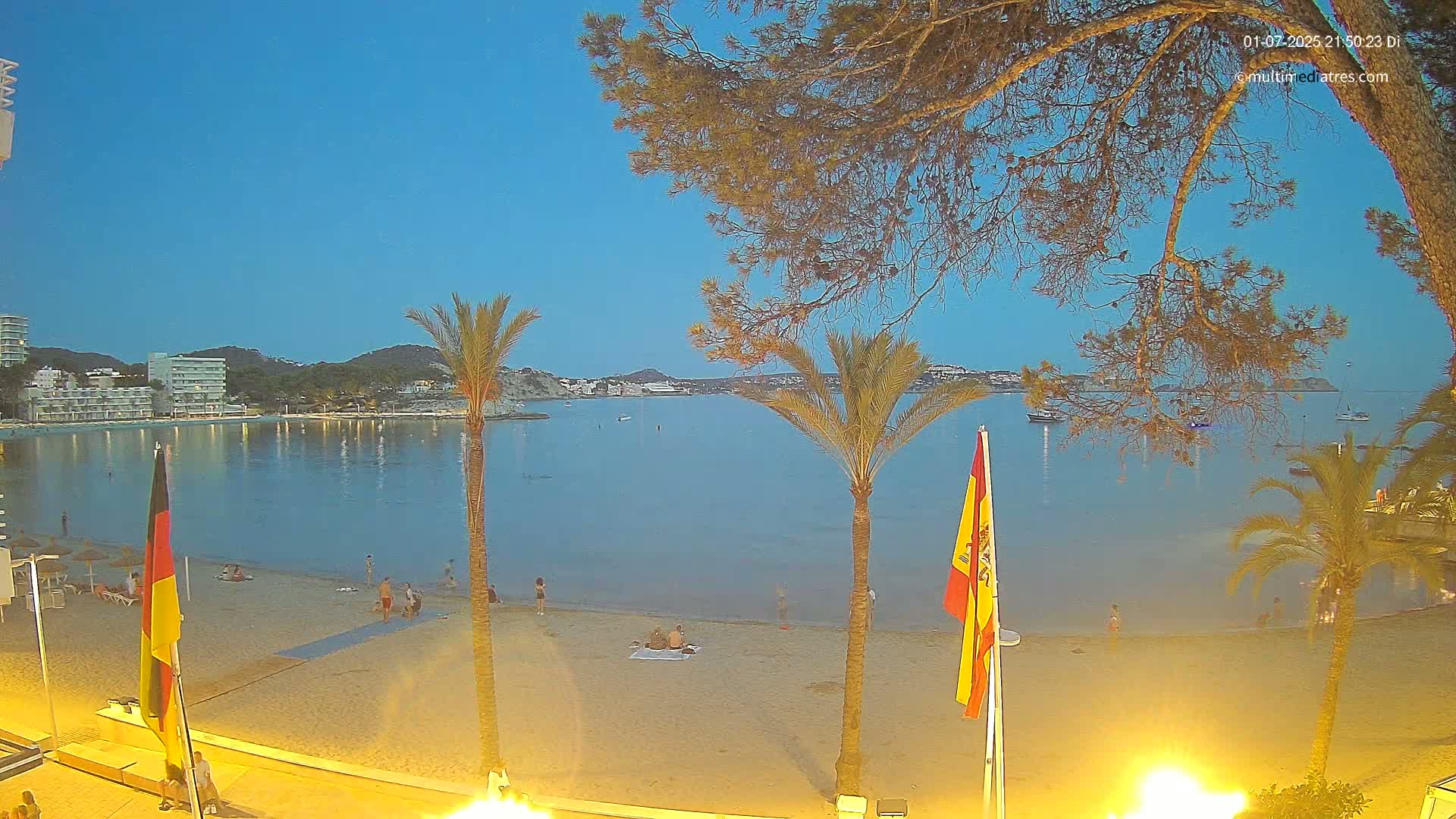 Mallorca, Perguera Palmira Beach Live Cam - Balearic Islands, Spain