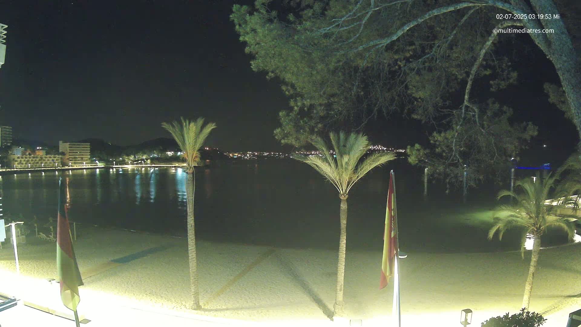 Mallorca, Perguera Palmira Beach Live Cam - Balearic Islands, Spain