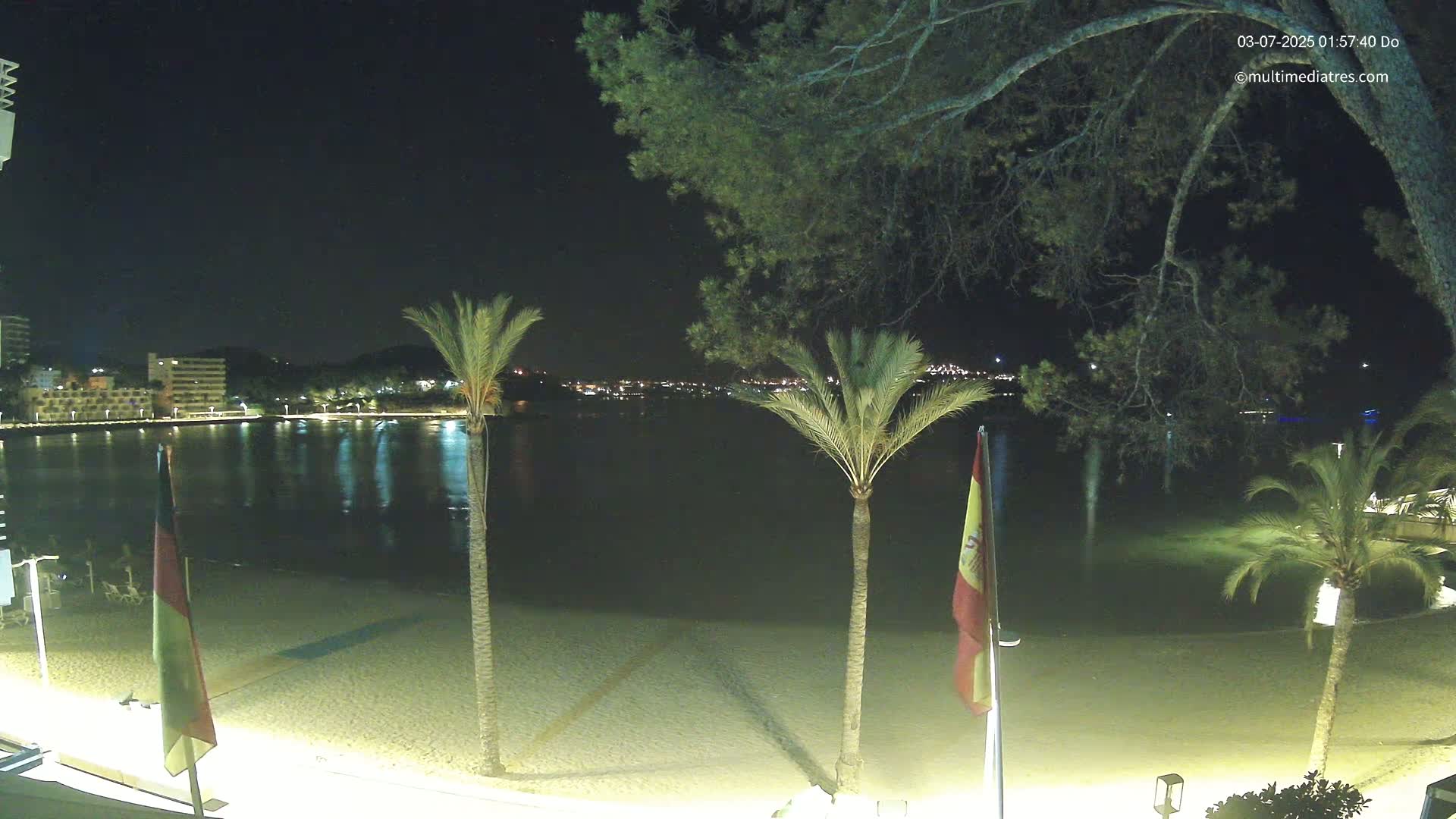 Mallorca, Perguera Palmira Beach Live Cam - Balearic Islands, Spain