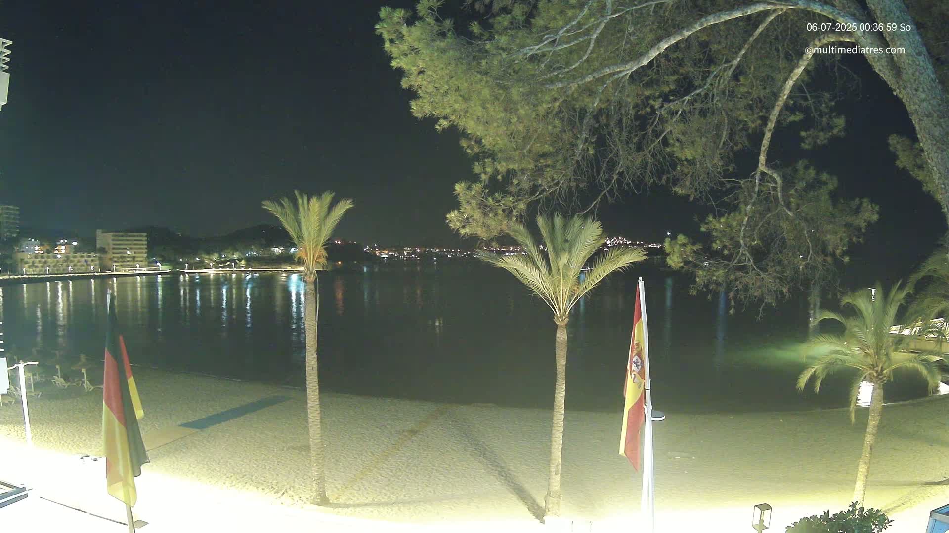 Mallorca, Perguera Palmira Beach Live Cam - Balearic Islands, Spain