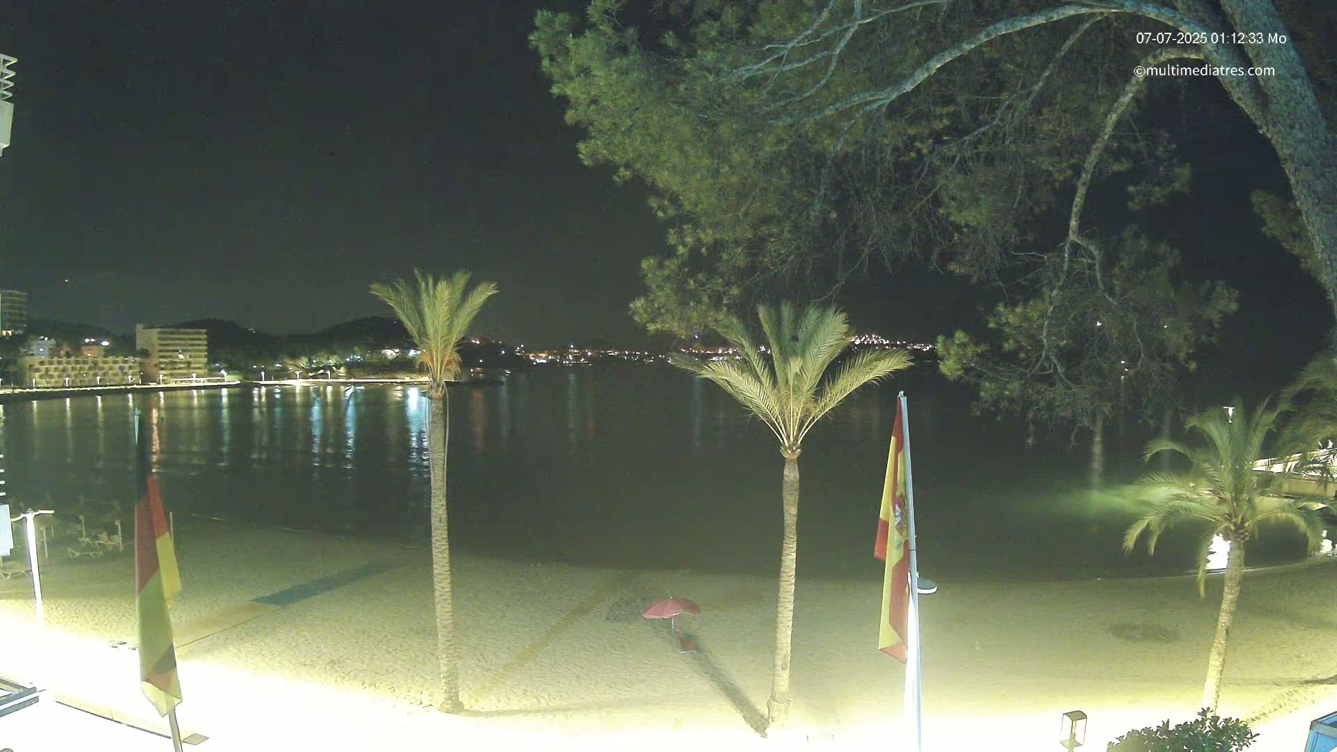 Mallorca, Perguera Palmira Beach Live Cam - Balearic Islands, Spain