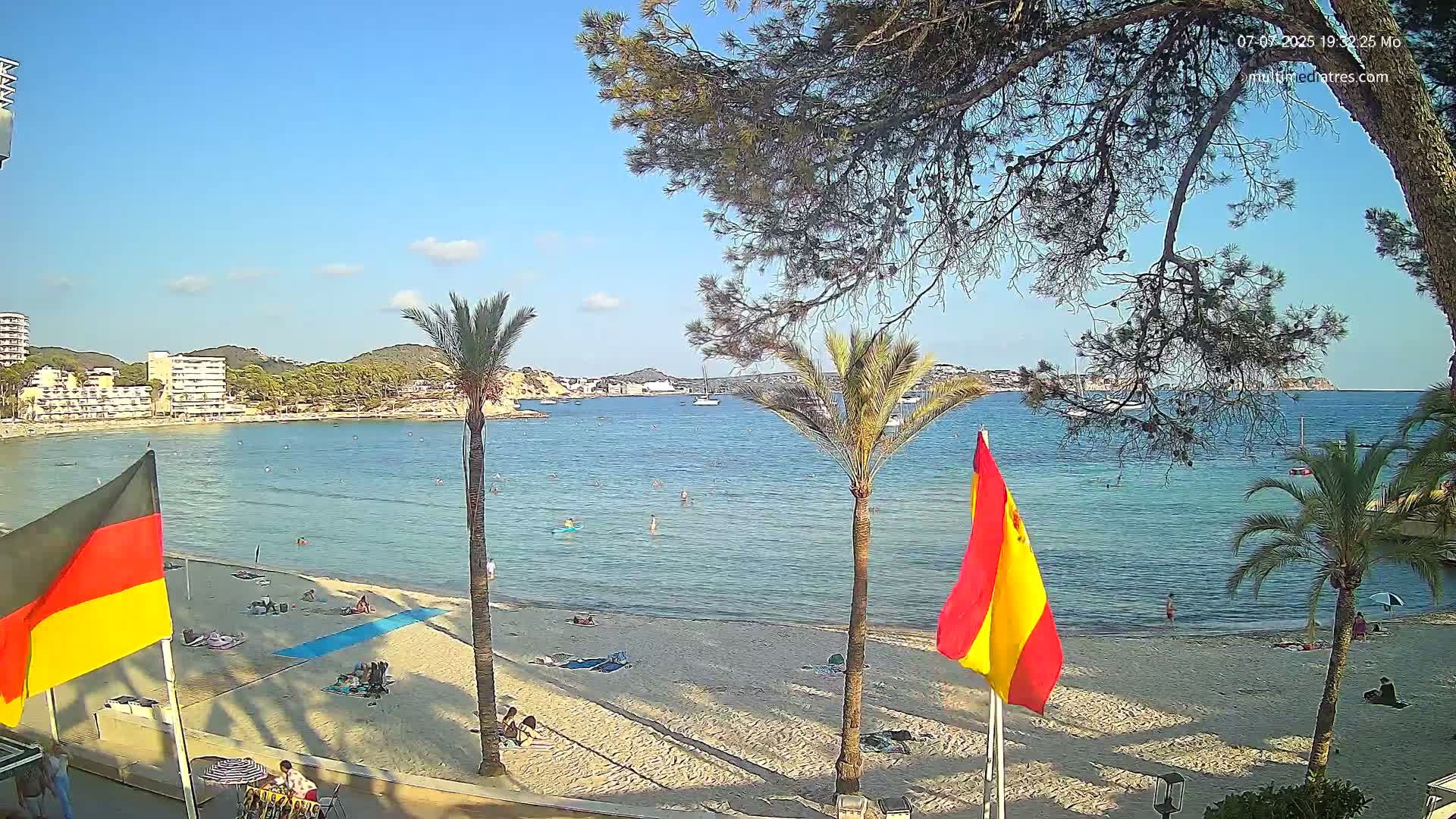 Mallorca, Perguera Palmira Beach Live Cam - Balearic Islands, Spain