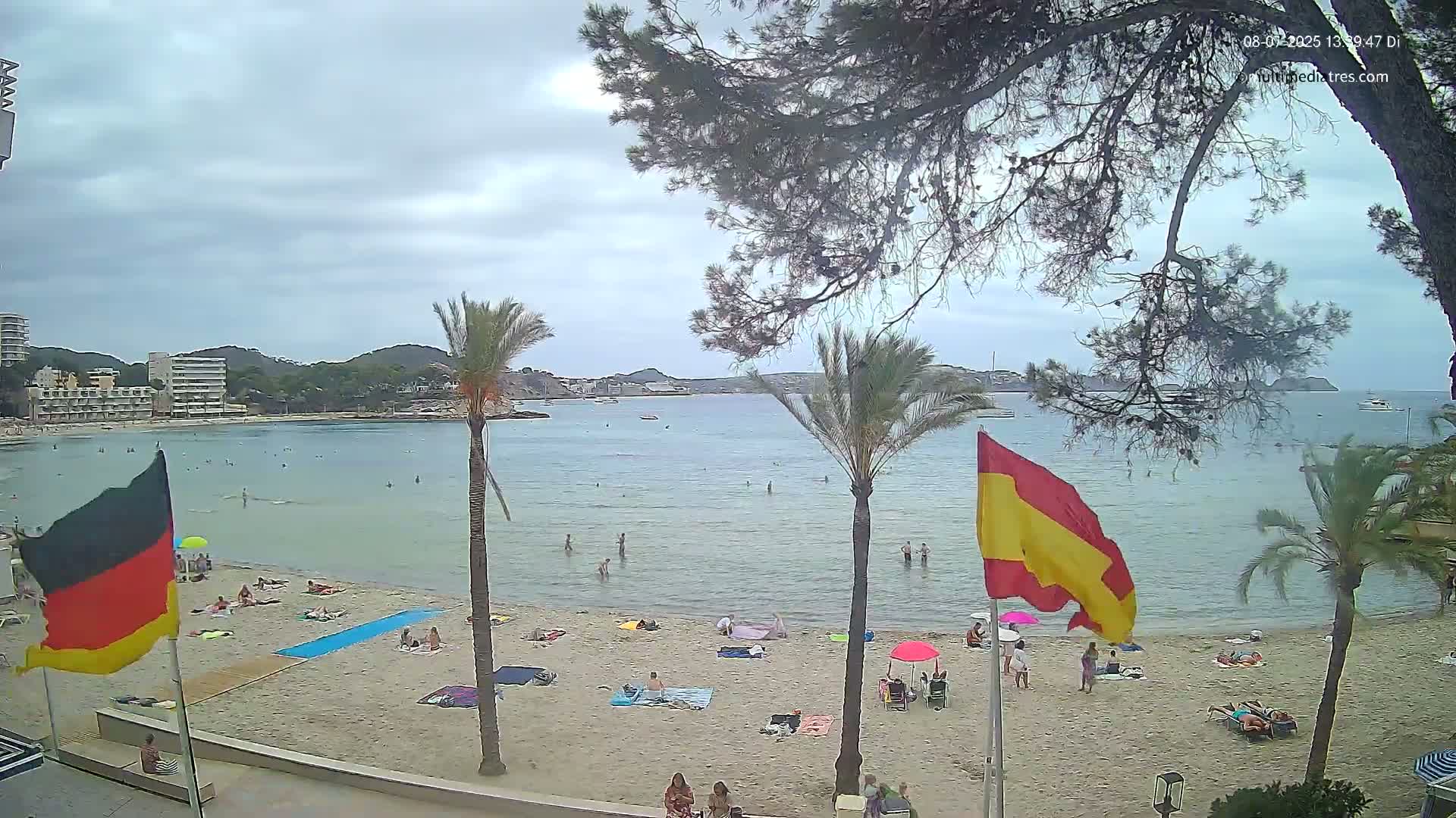 Mallorca, Perguera Palmira Beach Live Cam - Balearic Islands, Spain