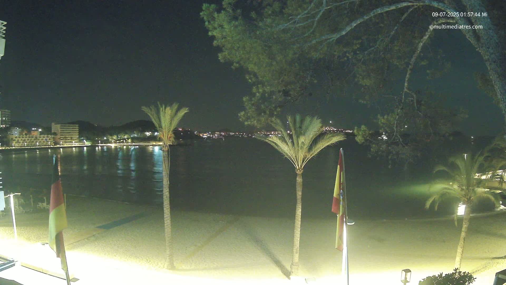 Mallorca, Perguera Palmira Beach Live Cam - Balearic Islands, Spain
