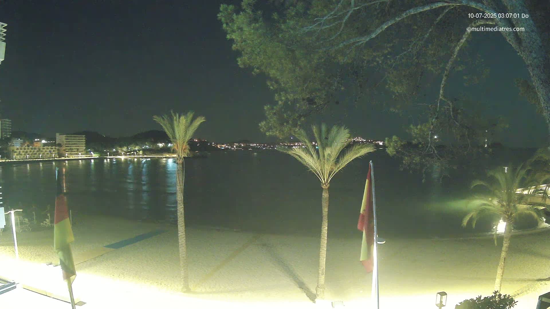 Mallorca, Perguera Palmira Beach Live Cam - Balearic Islands, Spain
