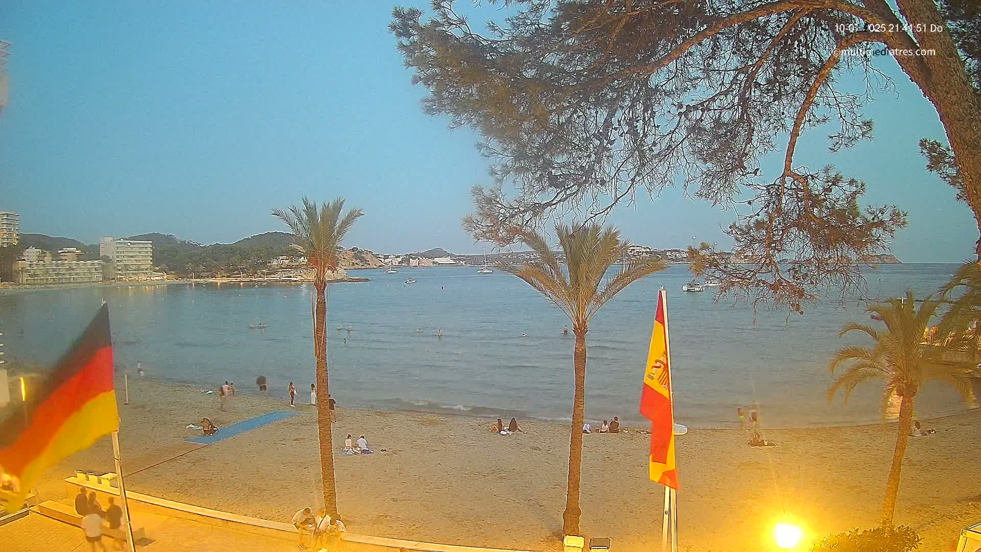 Mallorca, Perguera Palmira Beach Live Cam - Balearic Islands, Spain