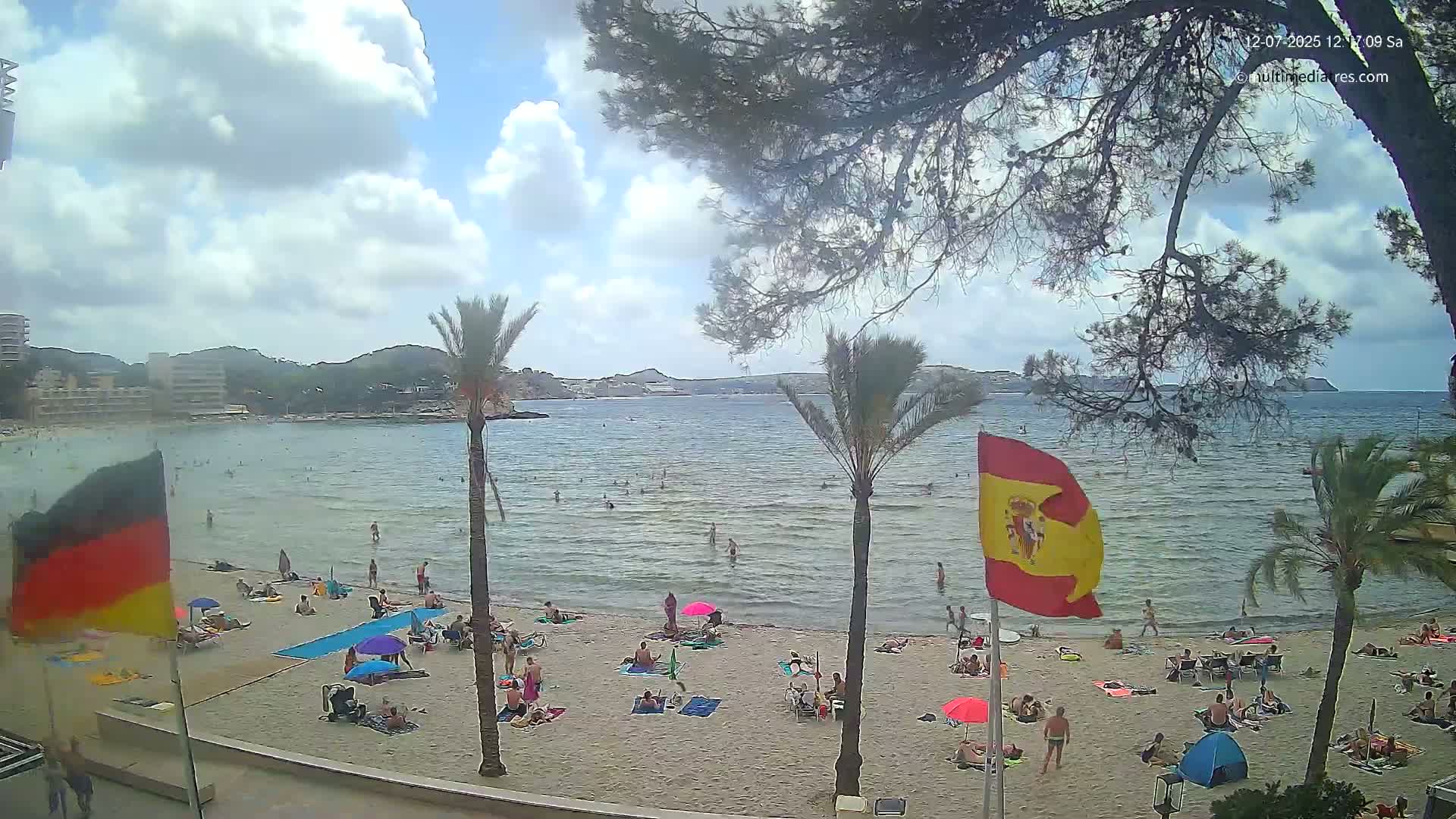 Mallorca, Perguera Palmira Beach Live Cam - Balearic Islands, Spain