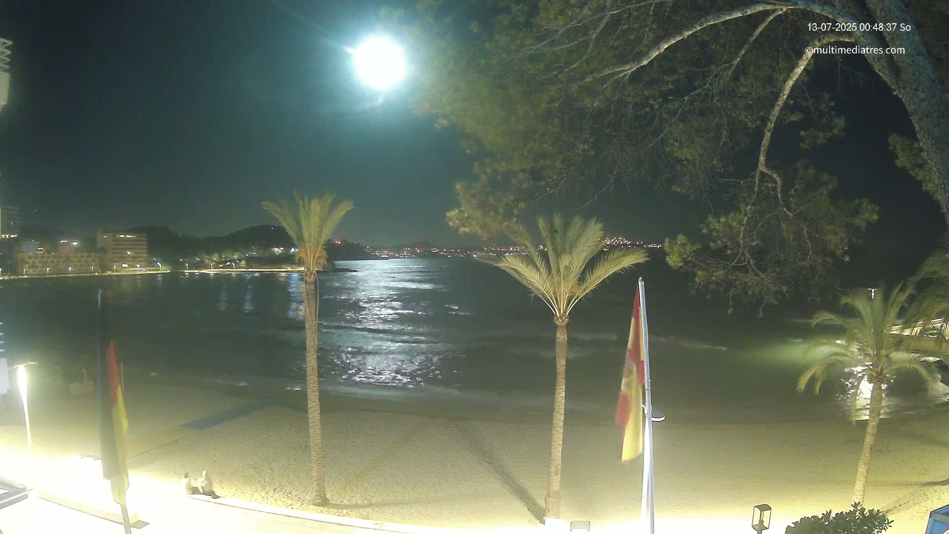 Mallorca, Perguera Palmira Beach Live Cam - Balearic Islands, Spain
