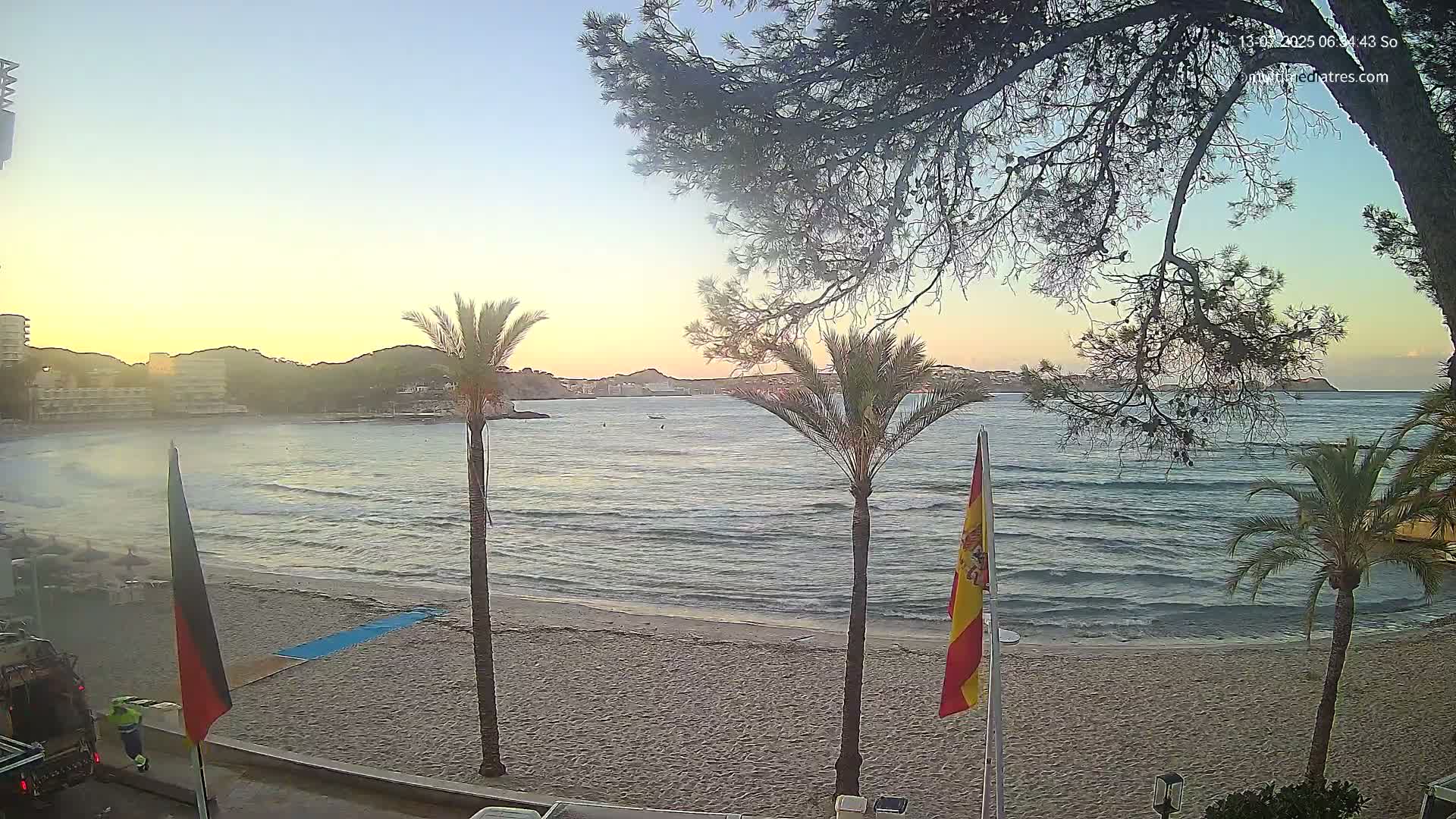 Mallorca, Perguera Palmira Beach Live Cam - Balearic Islands, Spain