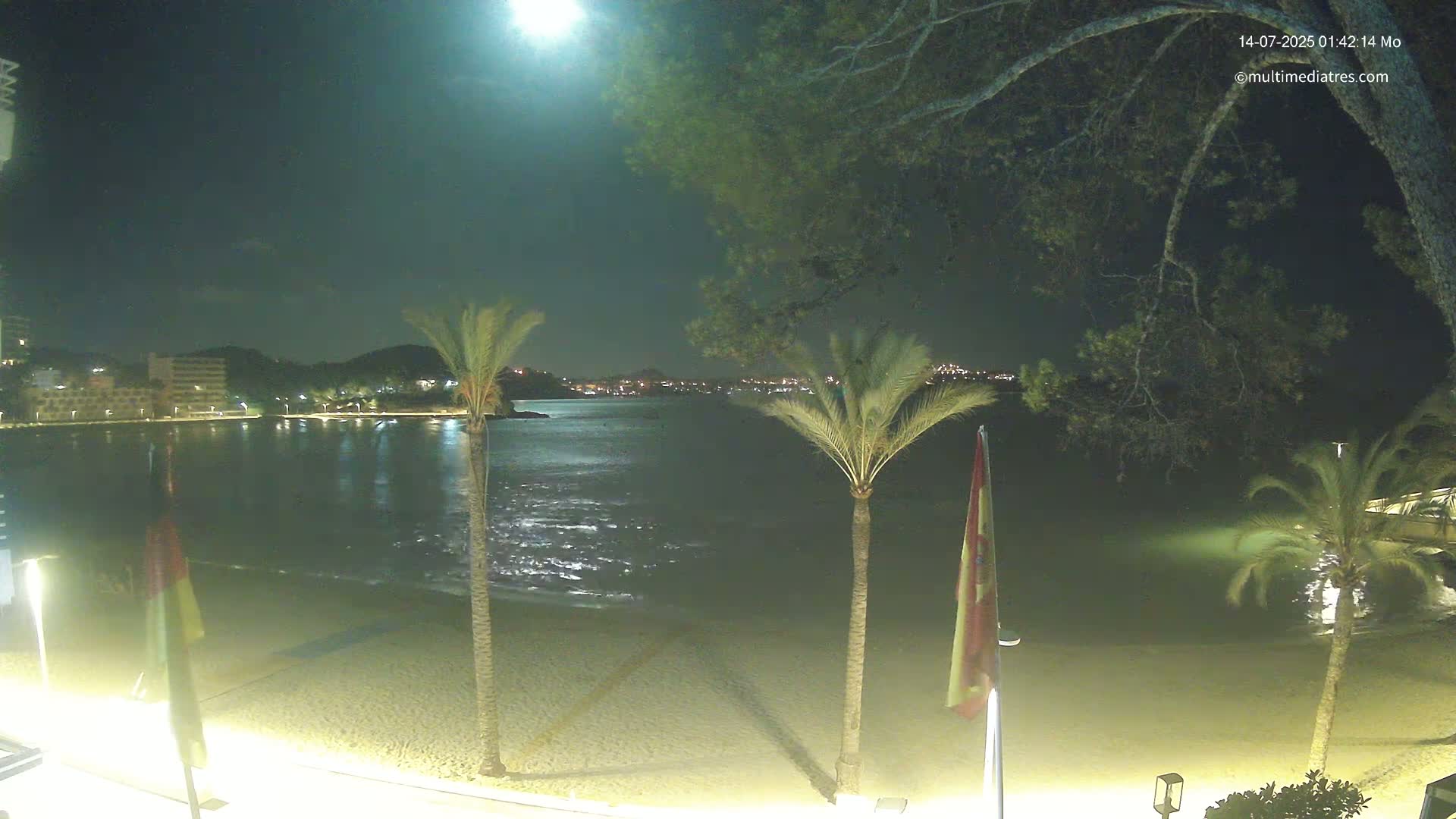 Mallorca, Perguera Palmira Beach Live Cam - Balearic Islands, Spain