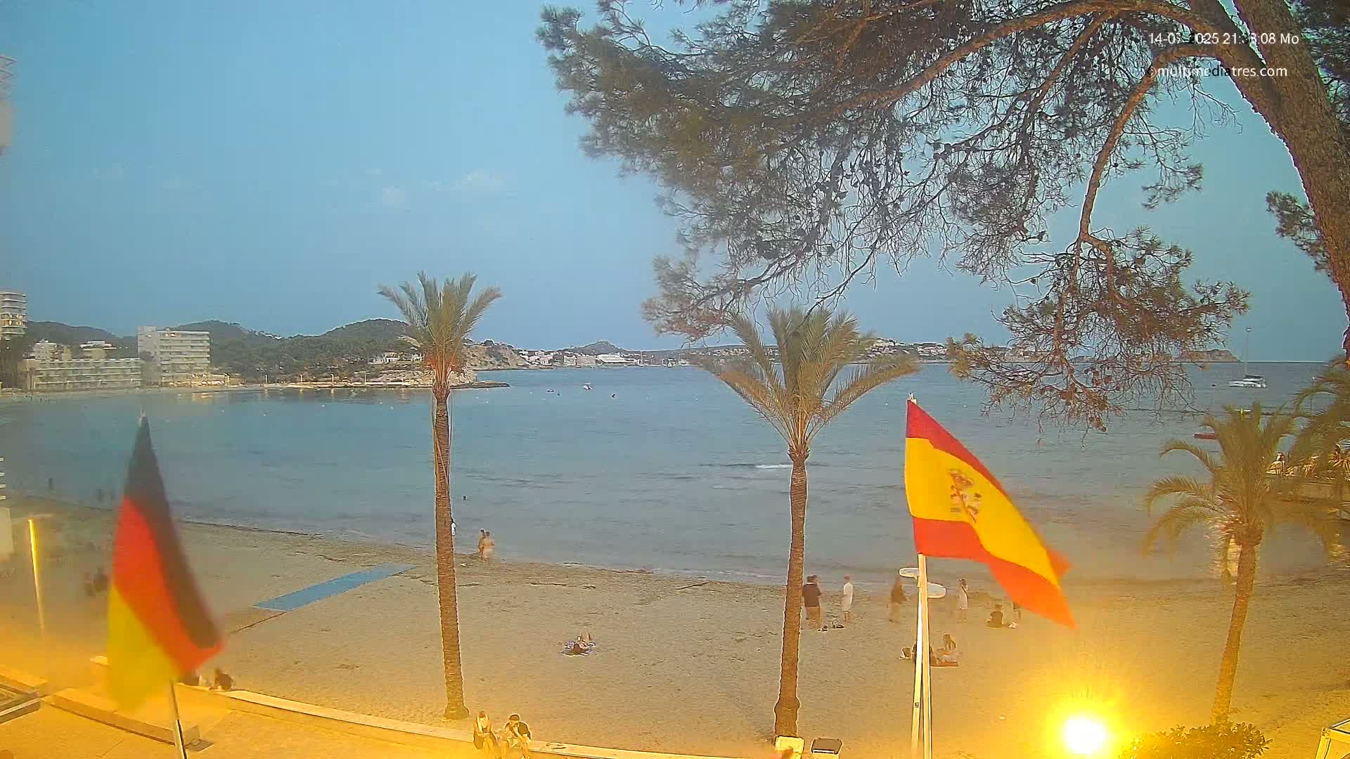Mallorca, Perguera Palmira Beach Live Cam - Balearic Islands, Spain