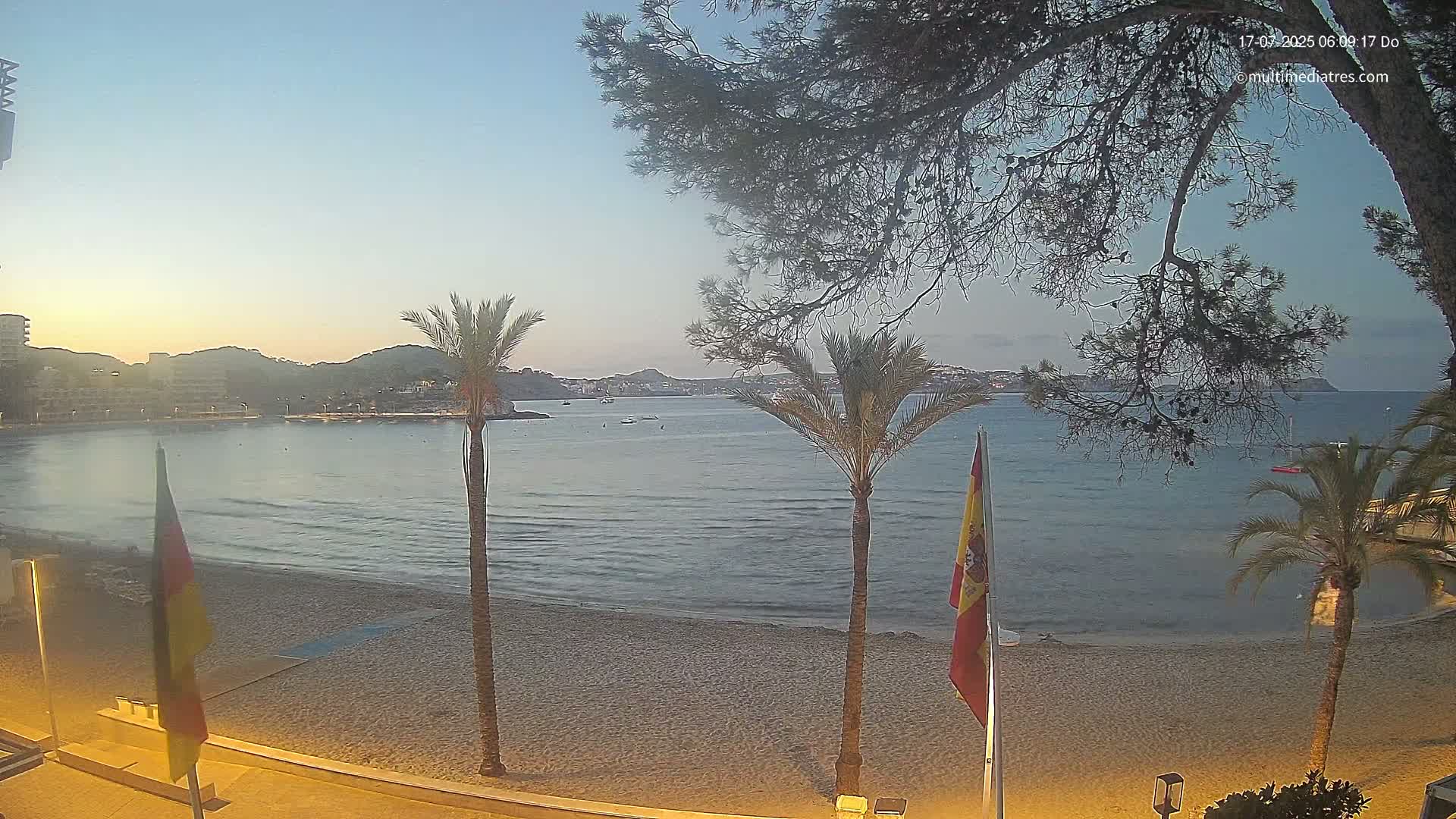Mallorca, Perguera Palmira Beach Live Cam - Balearic Islands, Spain