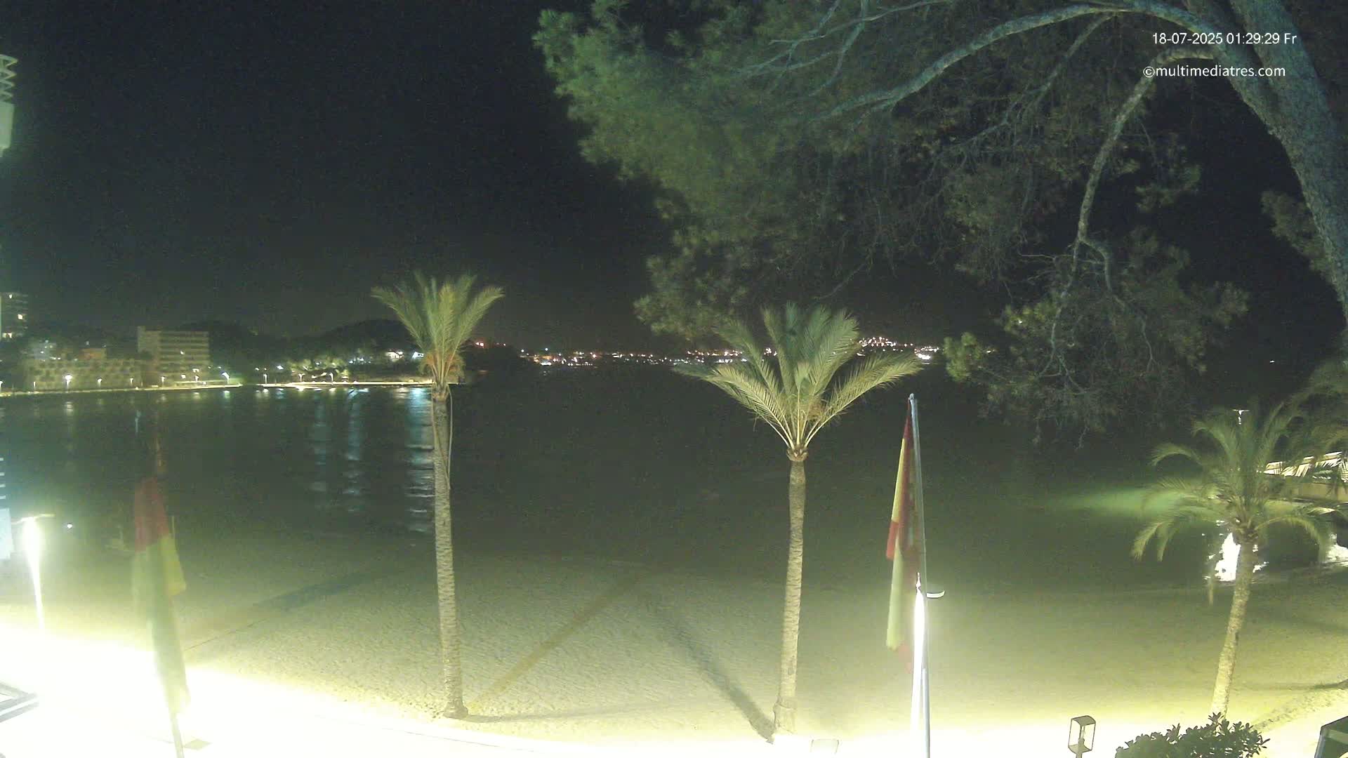 Mallorca, Perguera Palmira Beach Live Cam - Balearic Islands, Spain