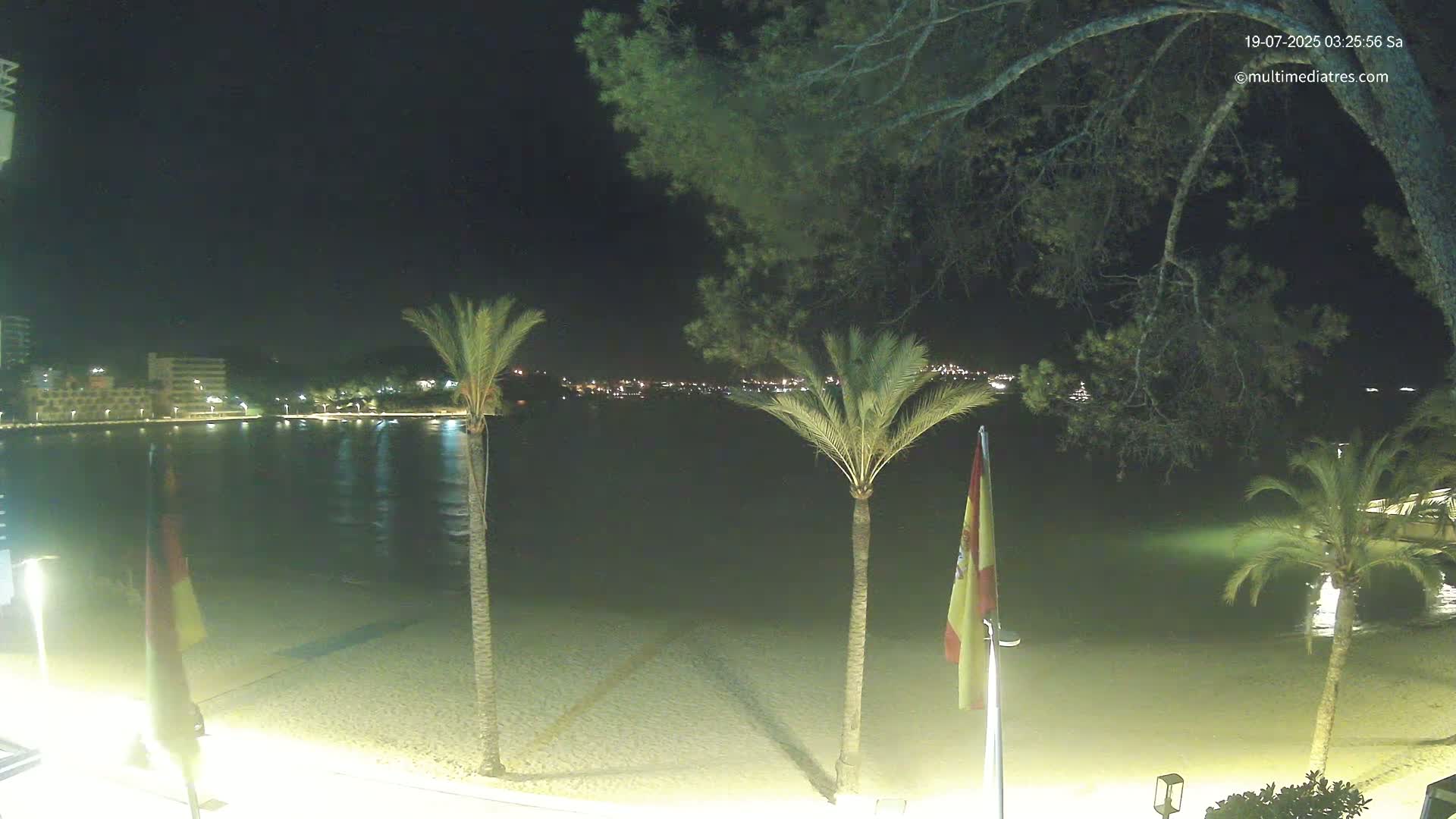 Mallorca, Perguera Palmira Beach Live Cam - Balearic Islands, Spain