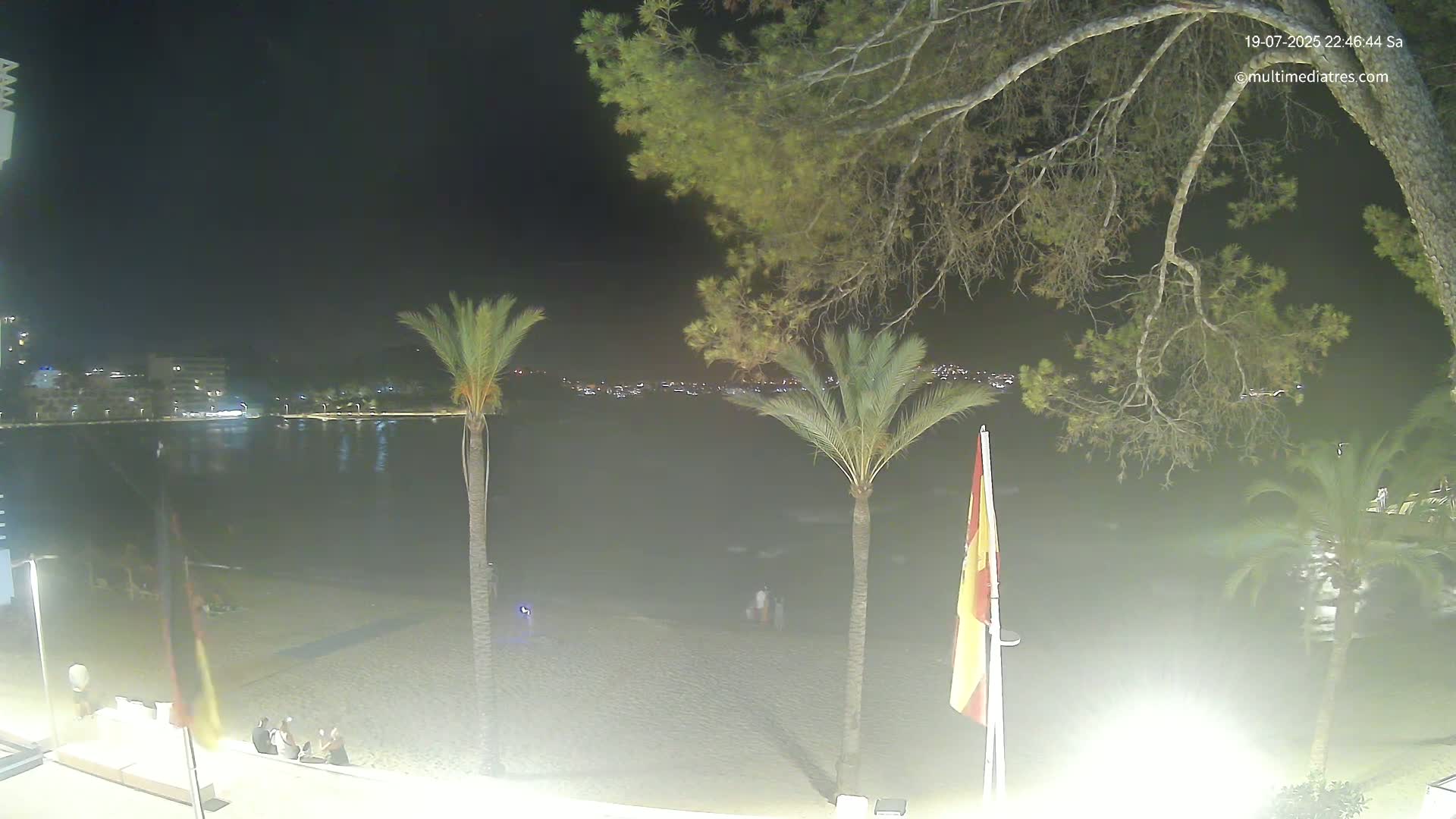 Mallorca, Perguera Palmira Beach Live Cam - Balearic Islands, Spain