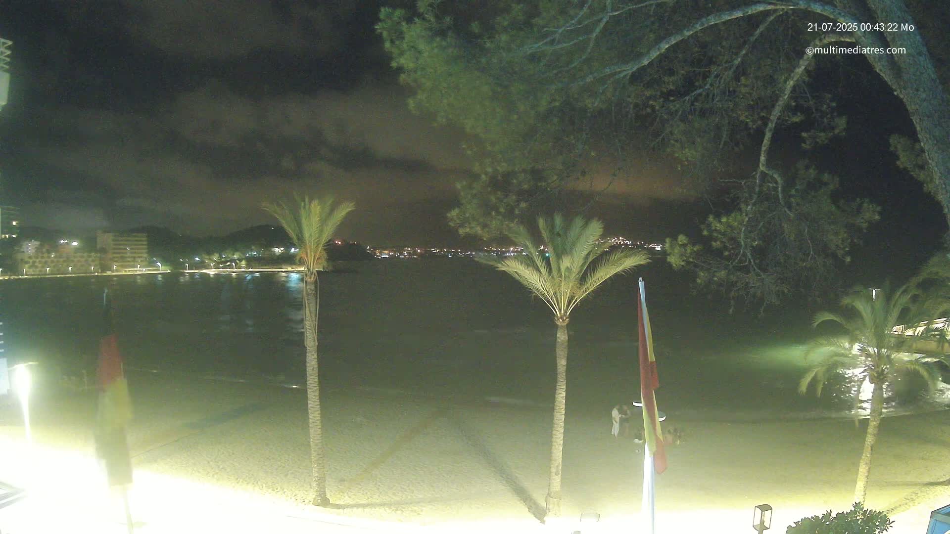 Mallorca, Perguera Palmira Beach Live Cam - Balearic Islands, Spain