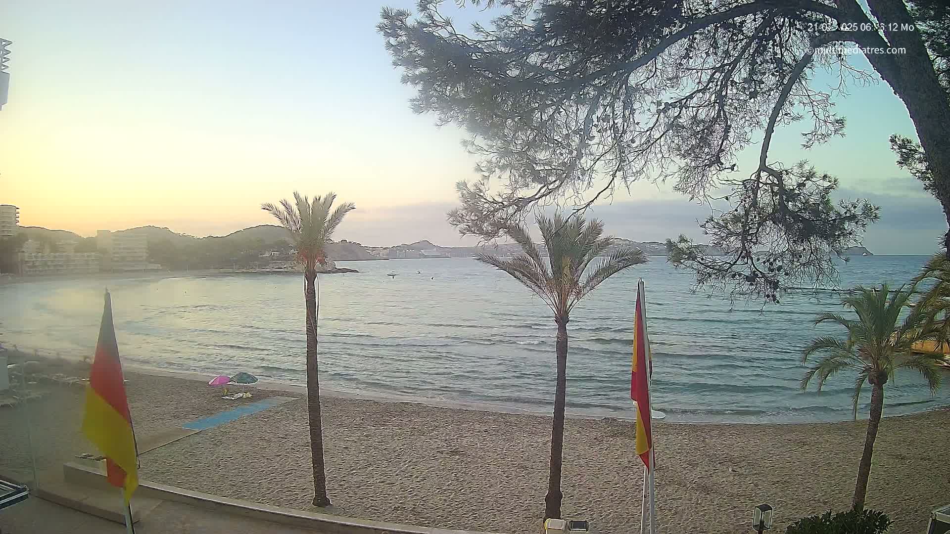 Mallorca, Perguera Palmira Beach Live Cam - Balearic Islands, Spain