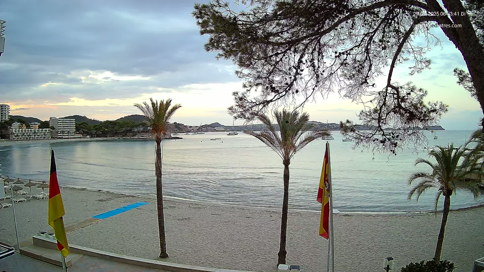 Mallorca, Perguera Palmira Beach Live Cam - Balearic Islands, Spain