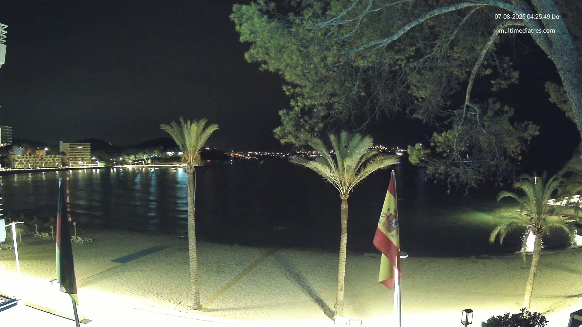 Mallorca, Perguera Palmira Beach Live Cam - Balearic Islands, Spain