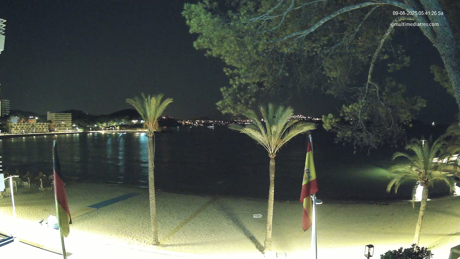 Mallorca, Perguera Palmira Beach Live Cam - Balearic Islands, Spain