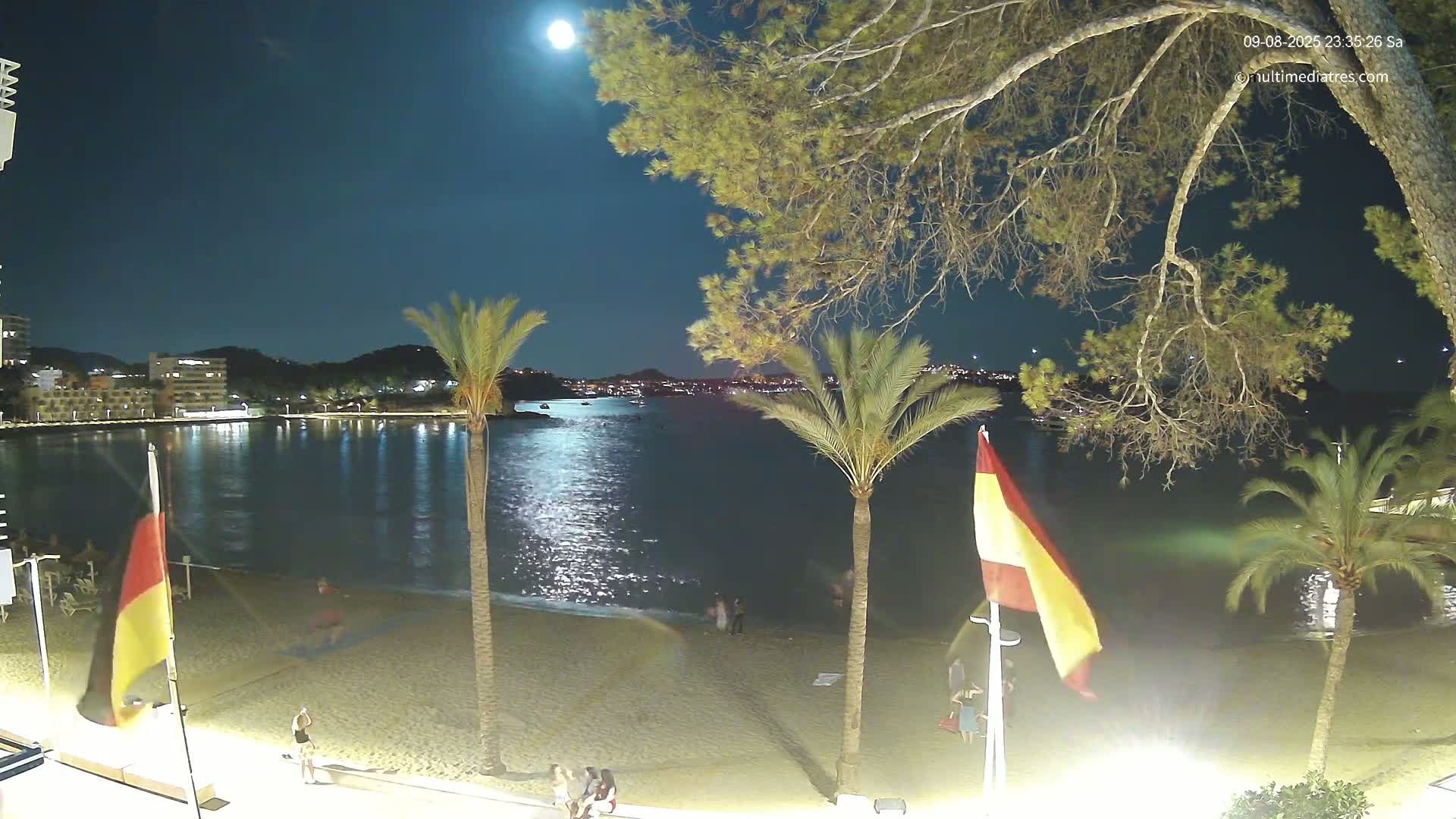 Mallorca, Perguera Palmira Beach Live Cam - Balearic Islands, Spain