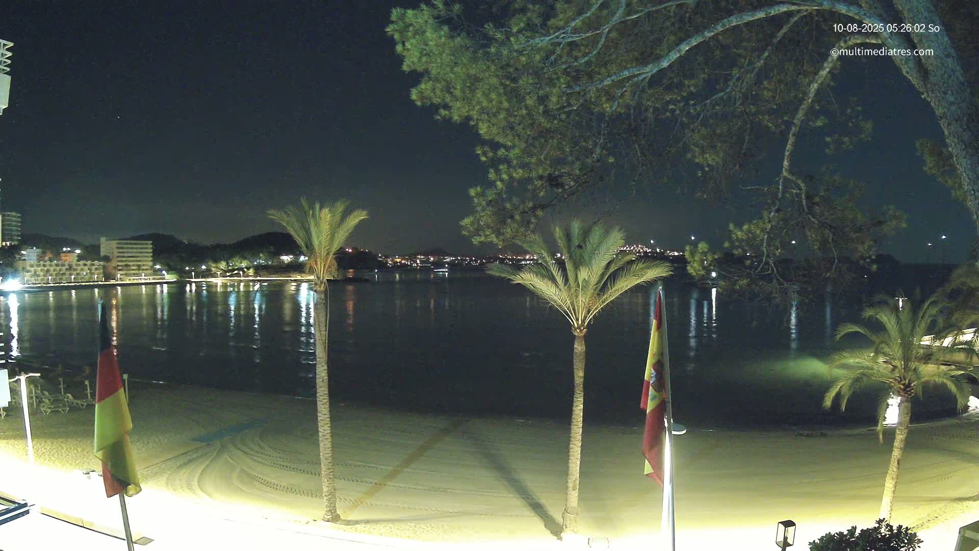 Mallorca, Perguera Palmira Beach Live Cam - Balearic Islands, Spain