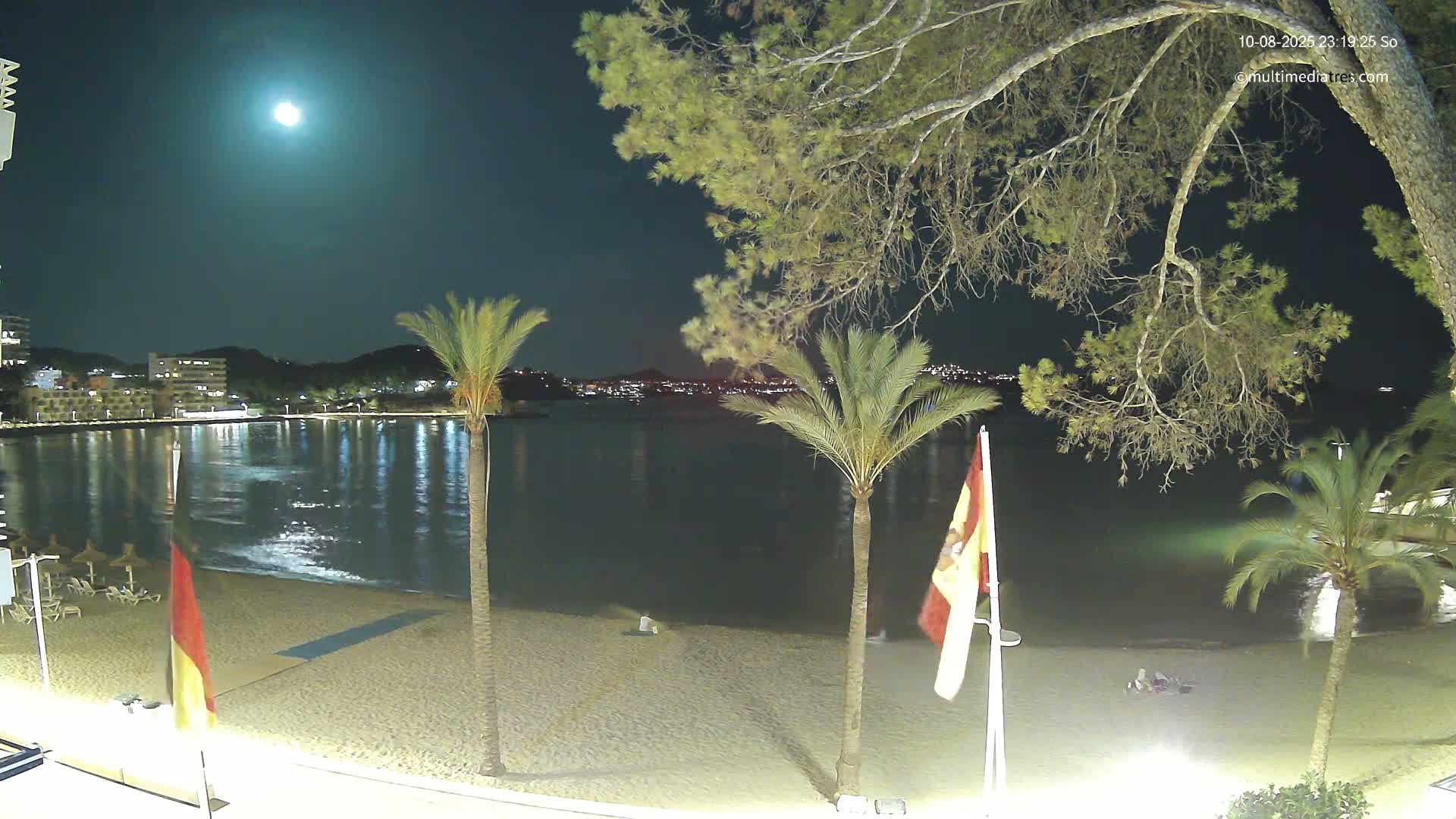 Mallorca, Perguera Palmira Beach Live Cam - Balearic Islands, Spain